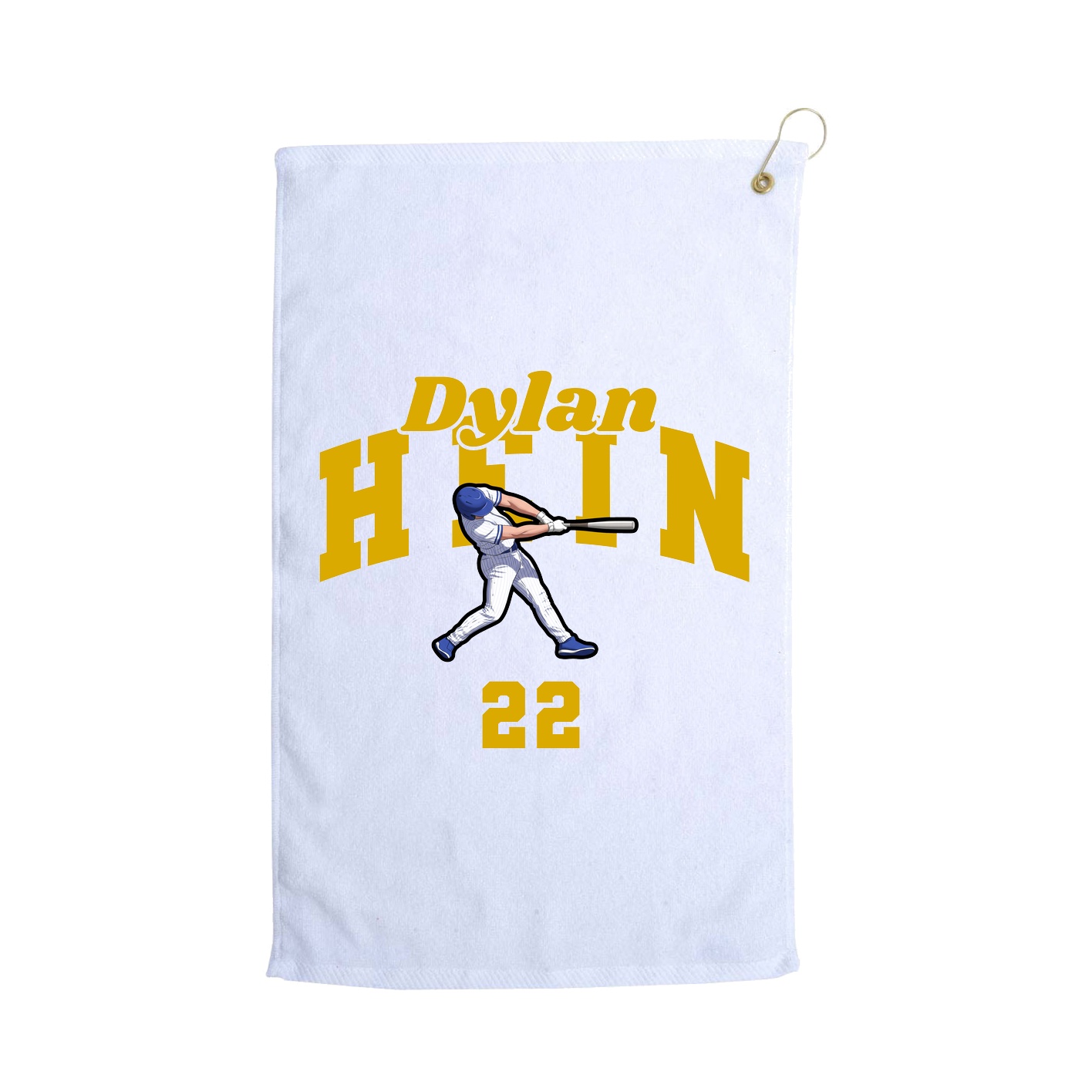Golf Towel — Signature Arch in White