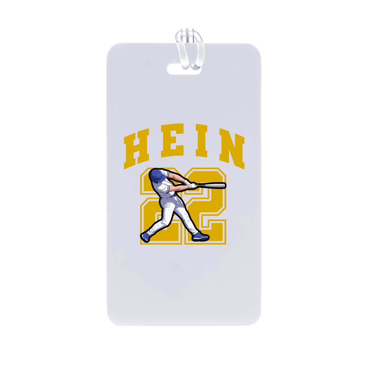 Bag Tag — Number in Classic
