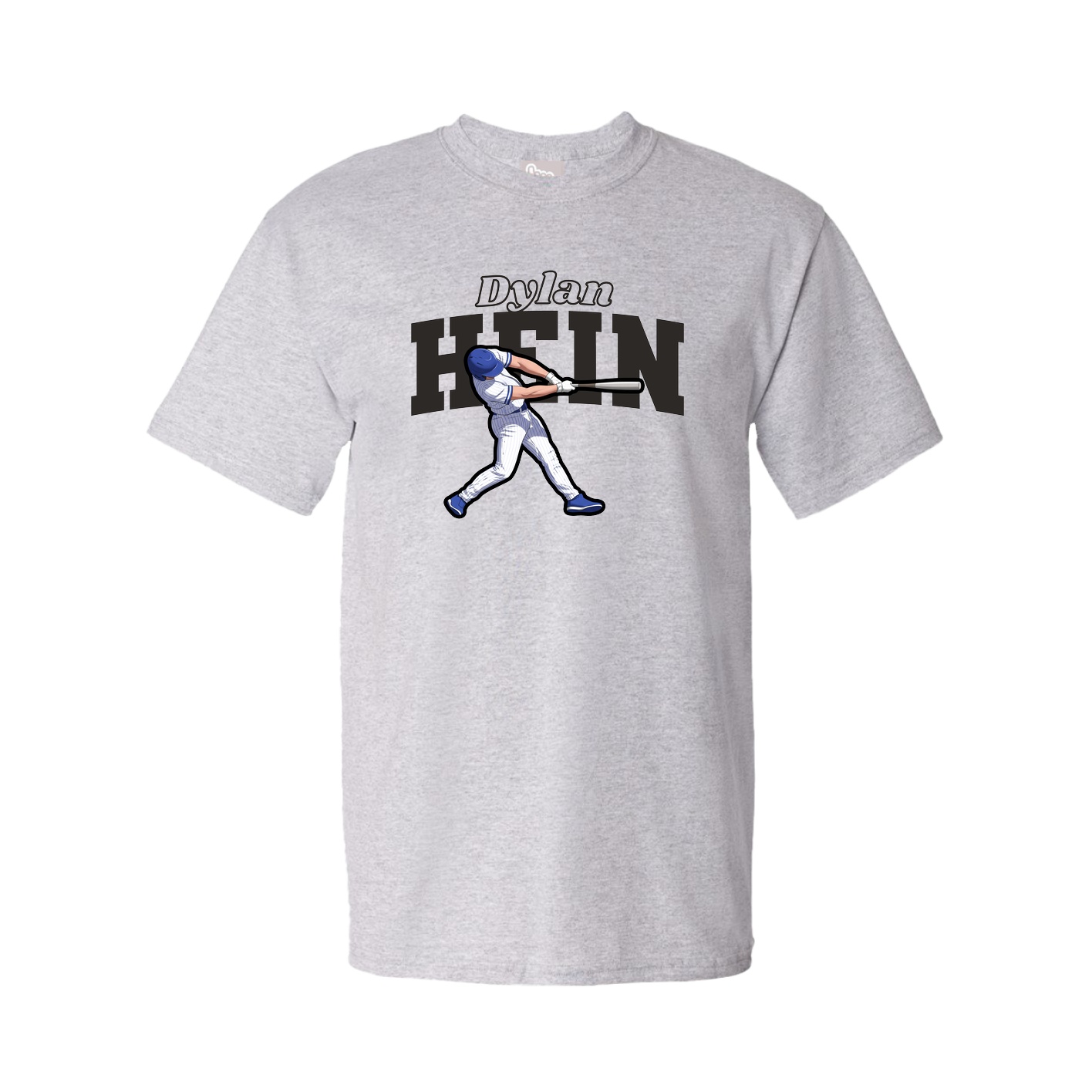 Youth Tee — Name Arch in Grey