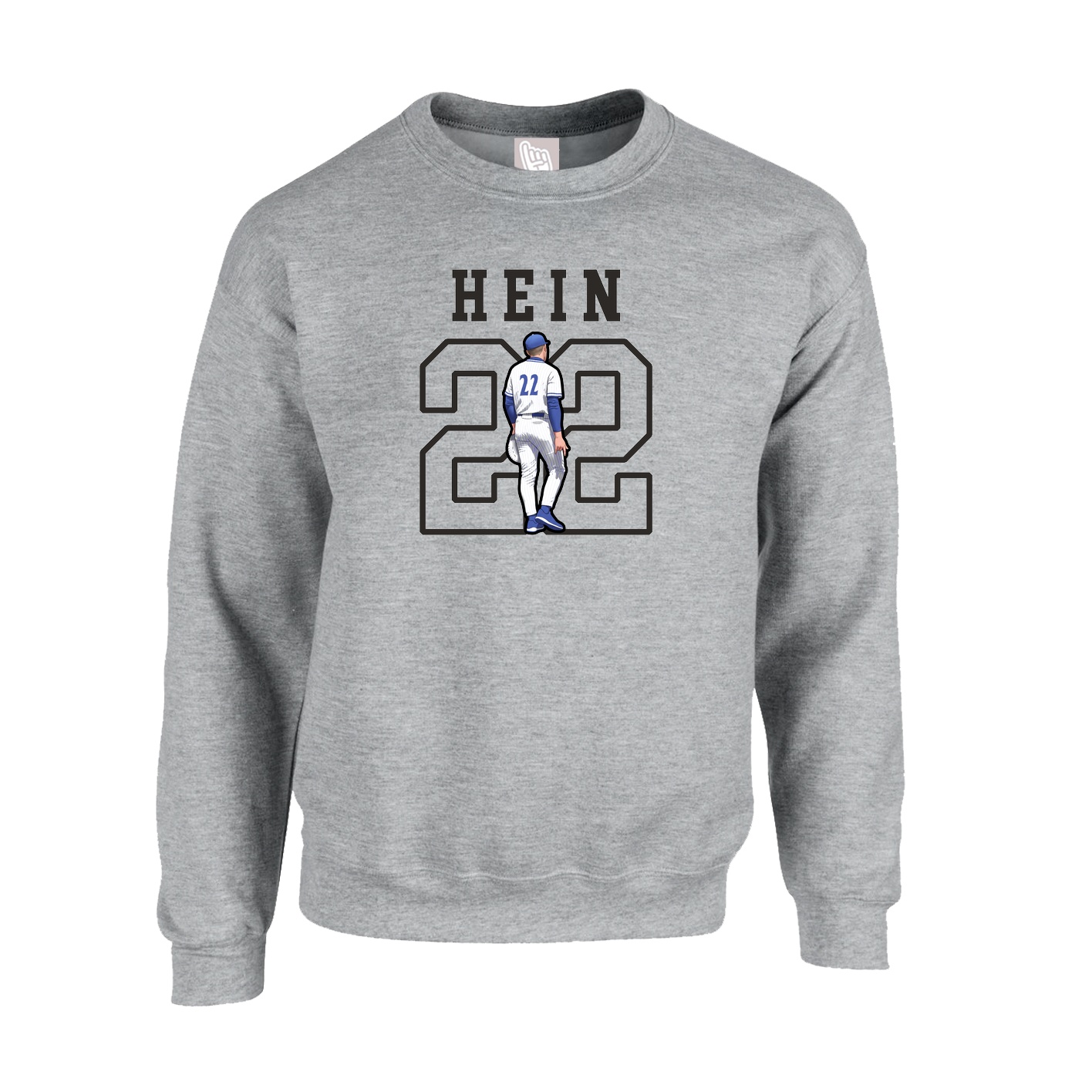 Fleece Crew — Shirsey in Grey