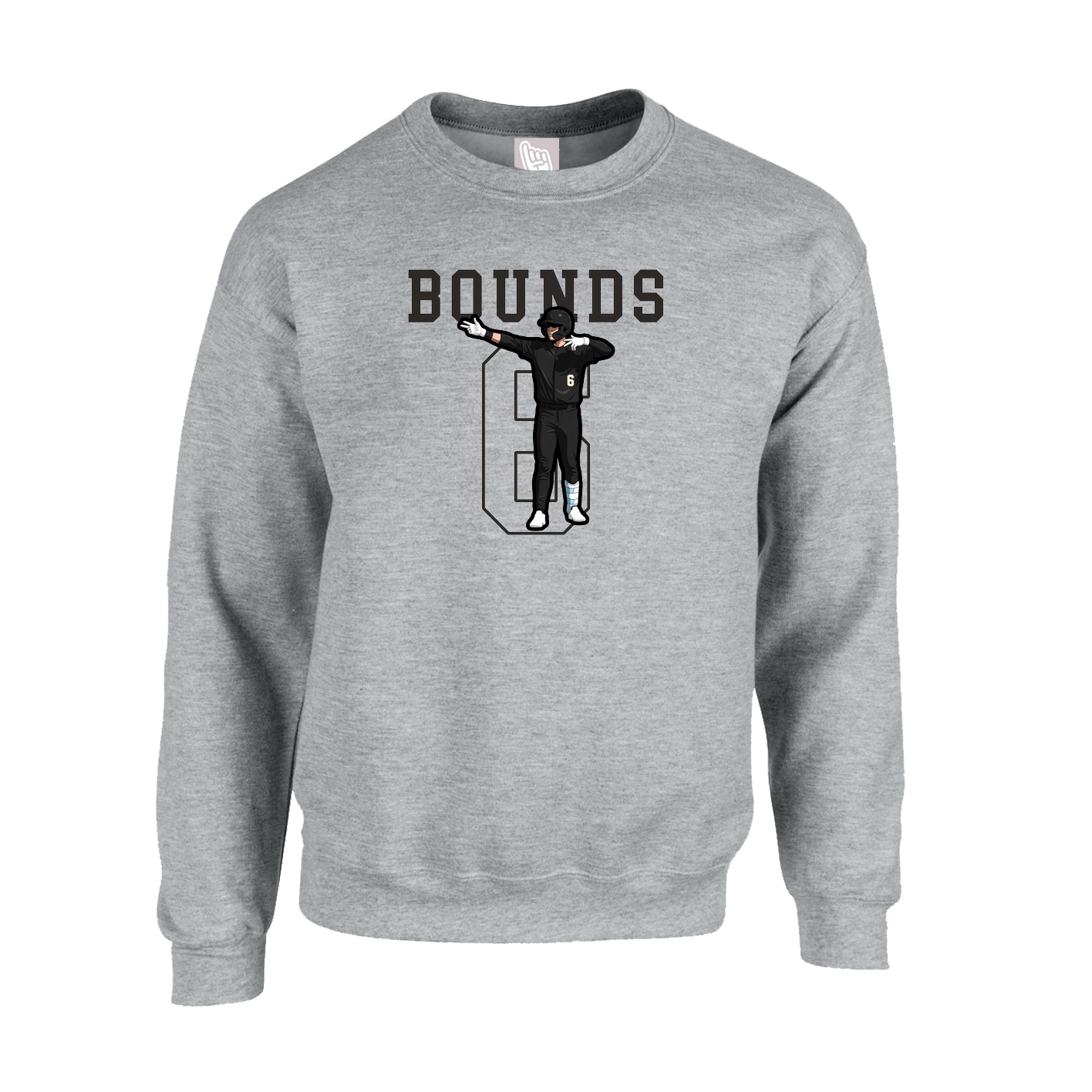 Fleece Crew — Shirsey in Grey