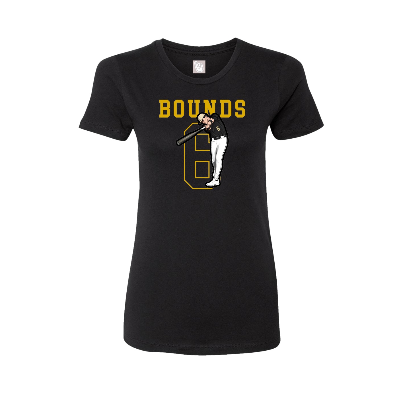Fitted Women's Tee — Shirsey in Black