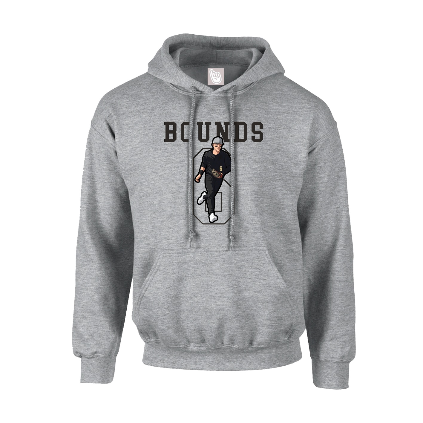 Hoodie — Shirsey in Grey