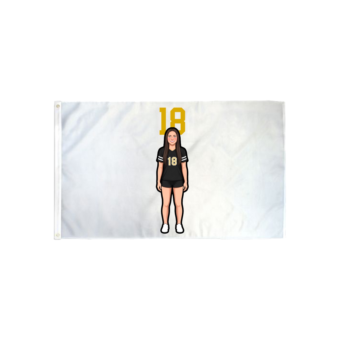 3x5 Flag — Number Top in Classic