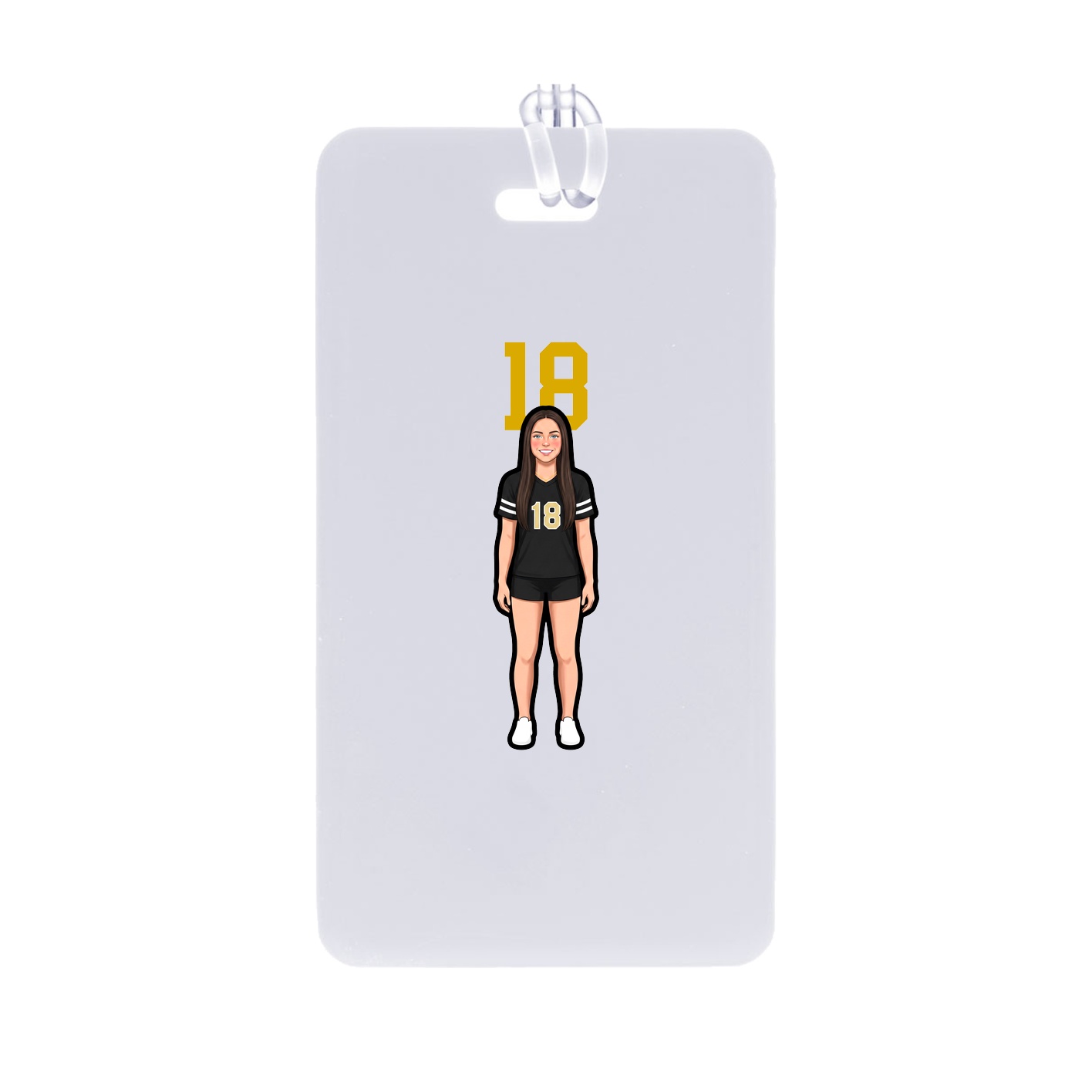 Bag Tag — Number Top in Classic