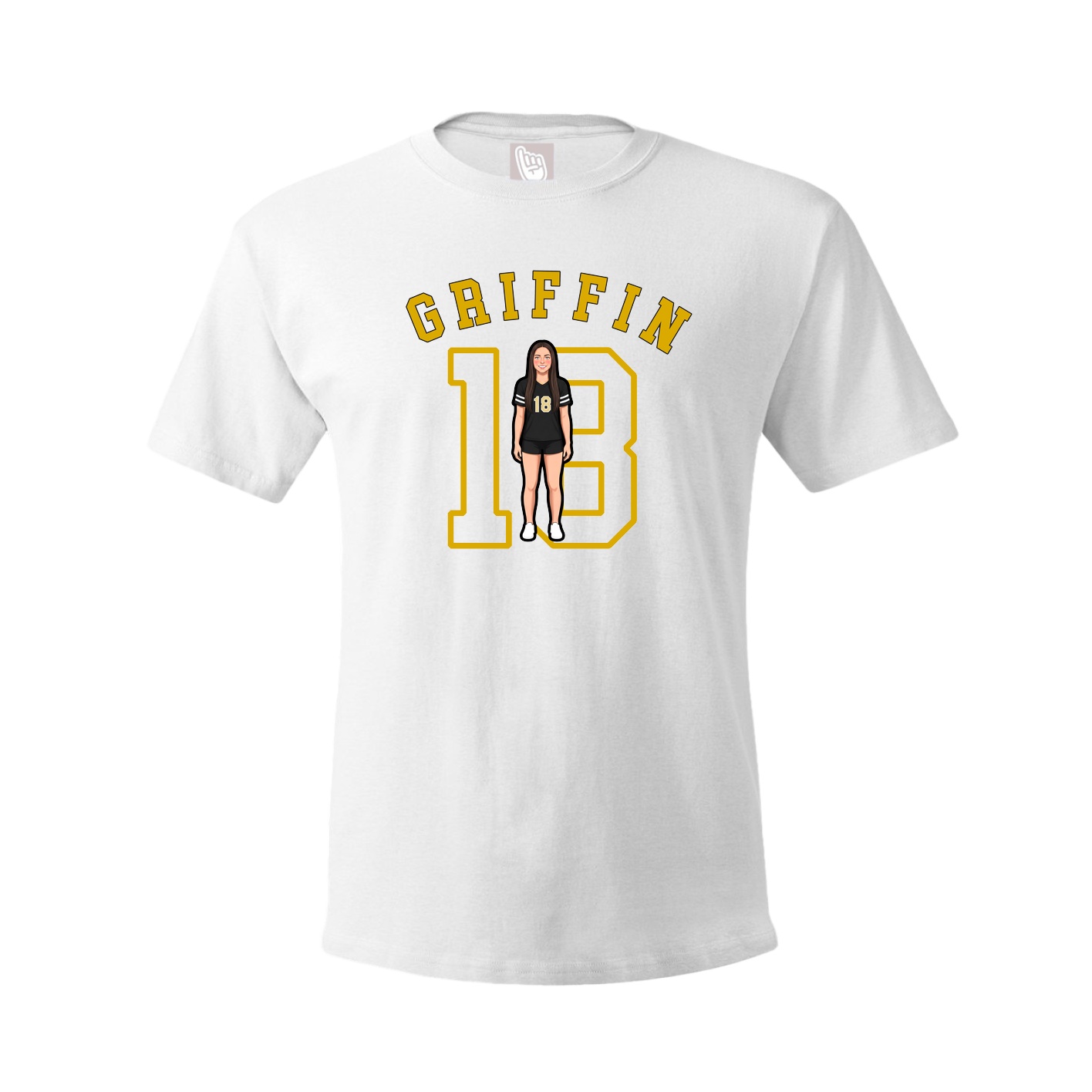 Youth Tee — Shirsey Arch in White