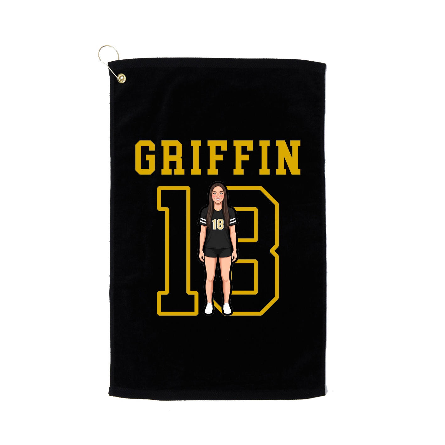 Golf Towel — Shirsey in Black