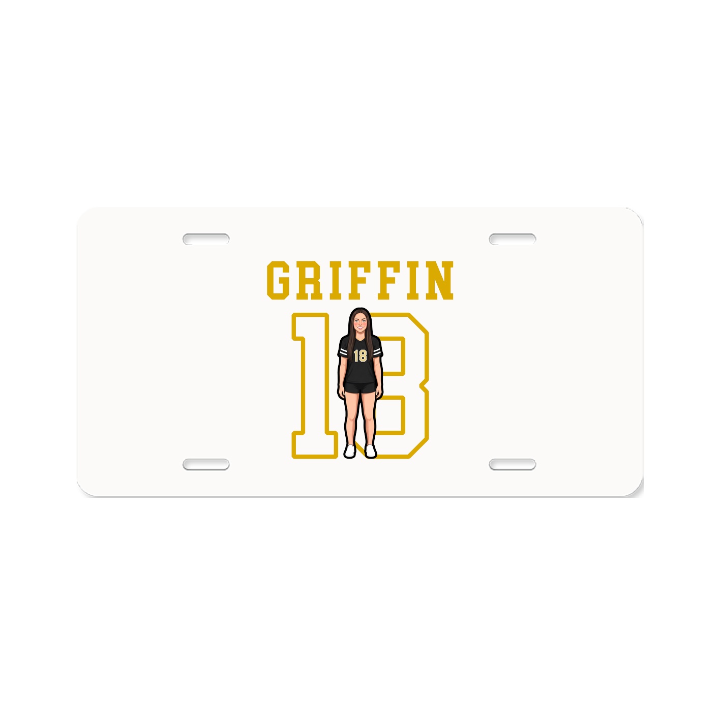 License Plate — Shirsey in Classic