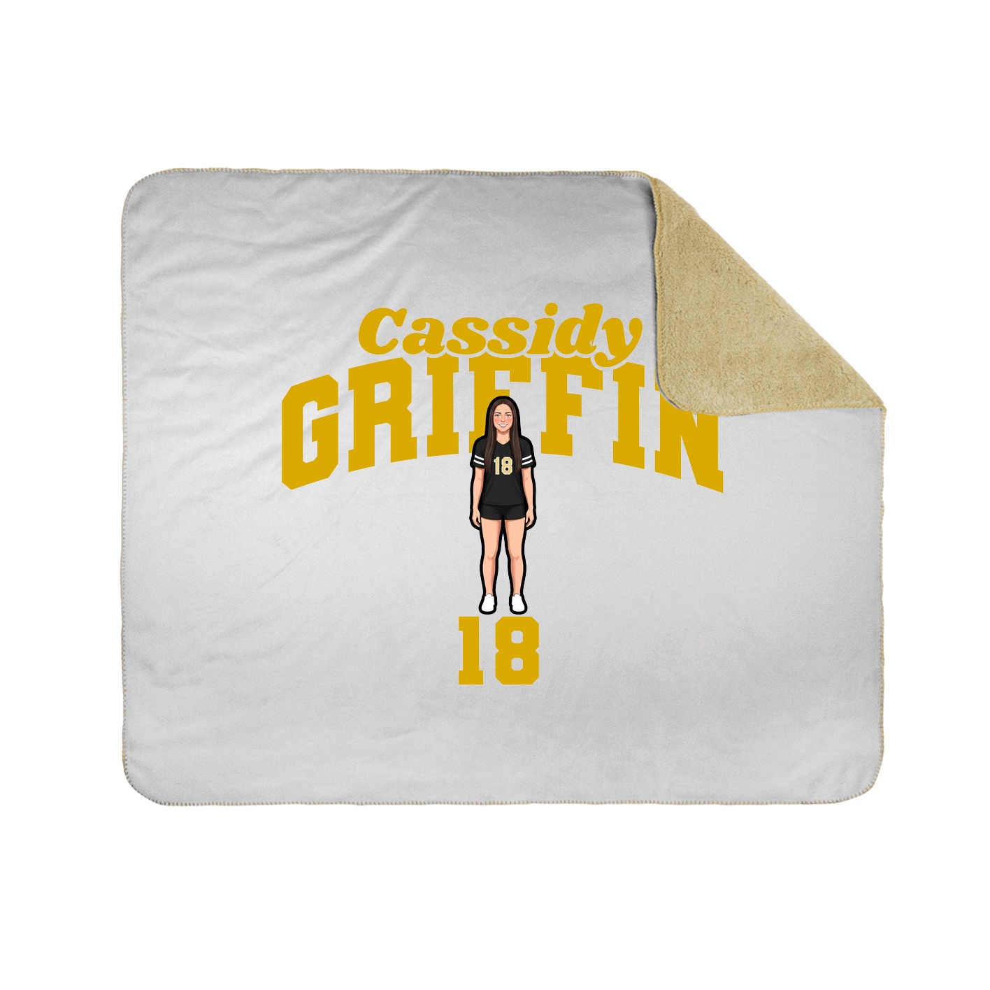 Throw Blanket — Signature Arch in White