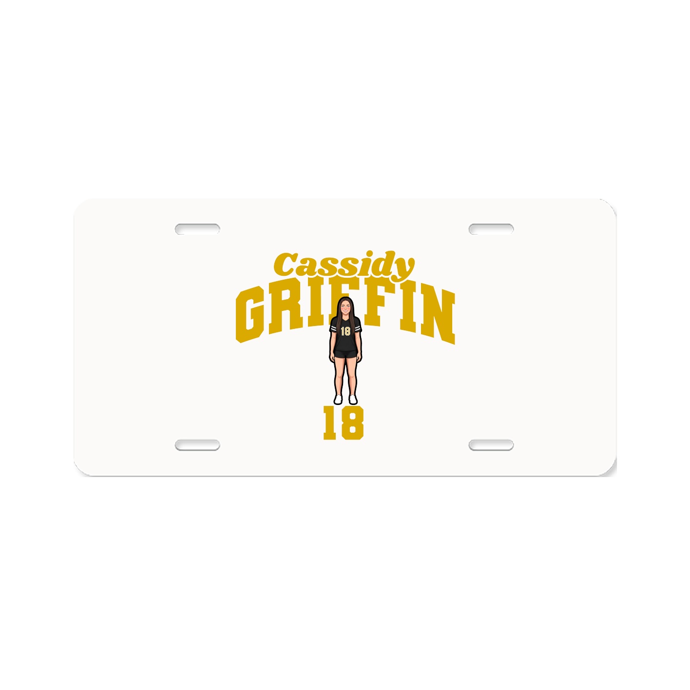 License Plate — Signature Arch in Classic
