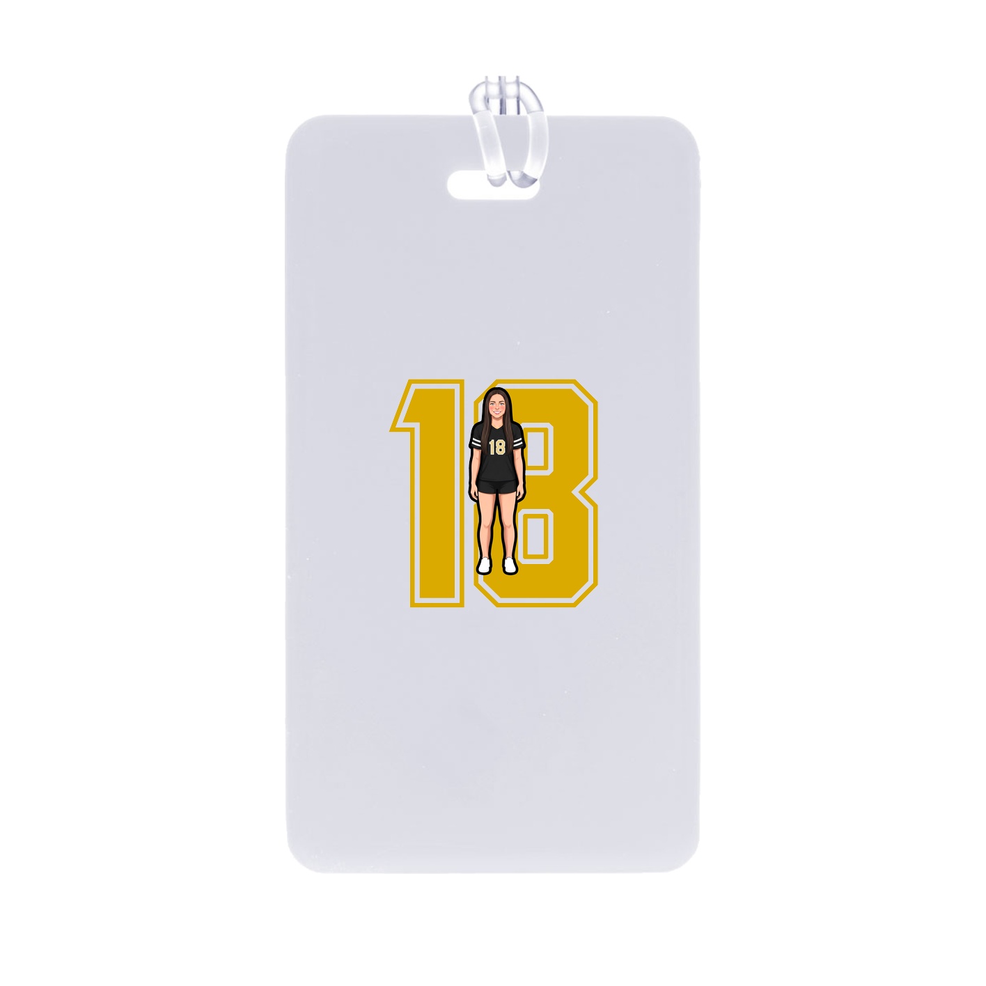 Bag Tag — Number in Classic