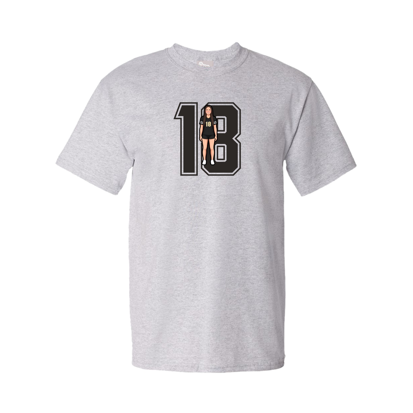 Tee — Number in Grey
