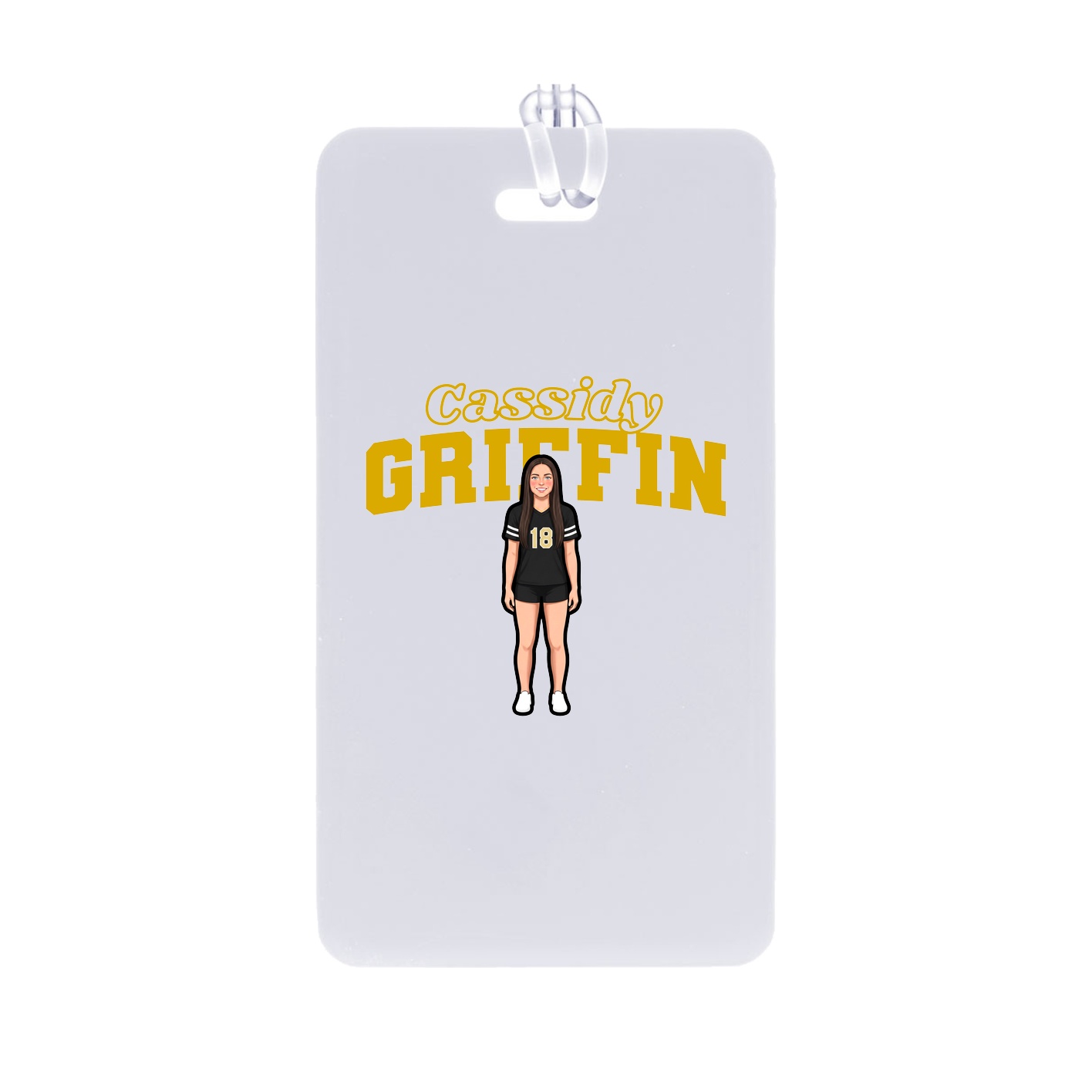 Bag Tag — Name Arch in Classic
