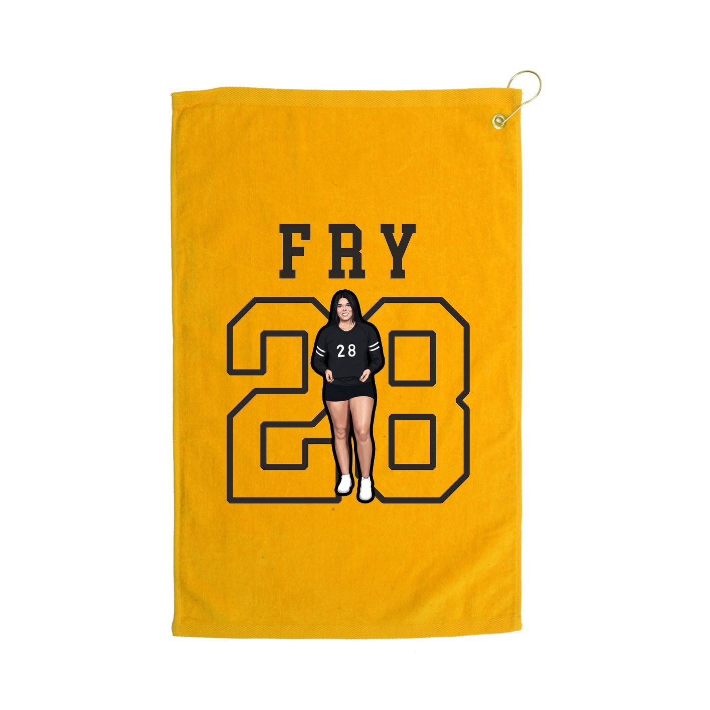 Golf Towel — Shirsey in Gold