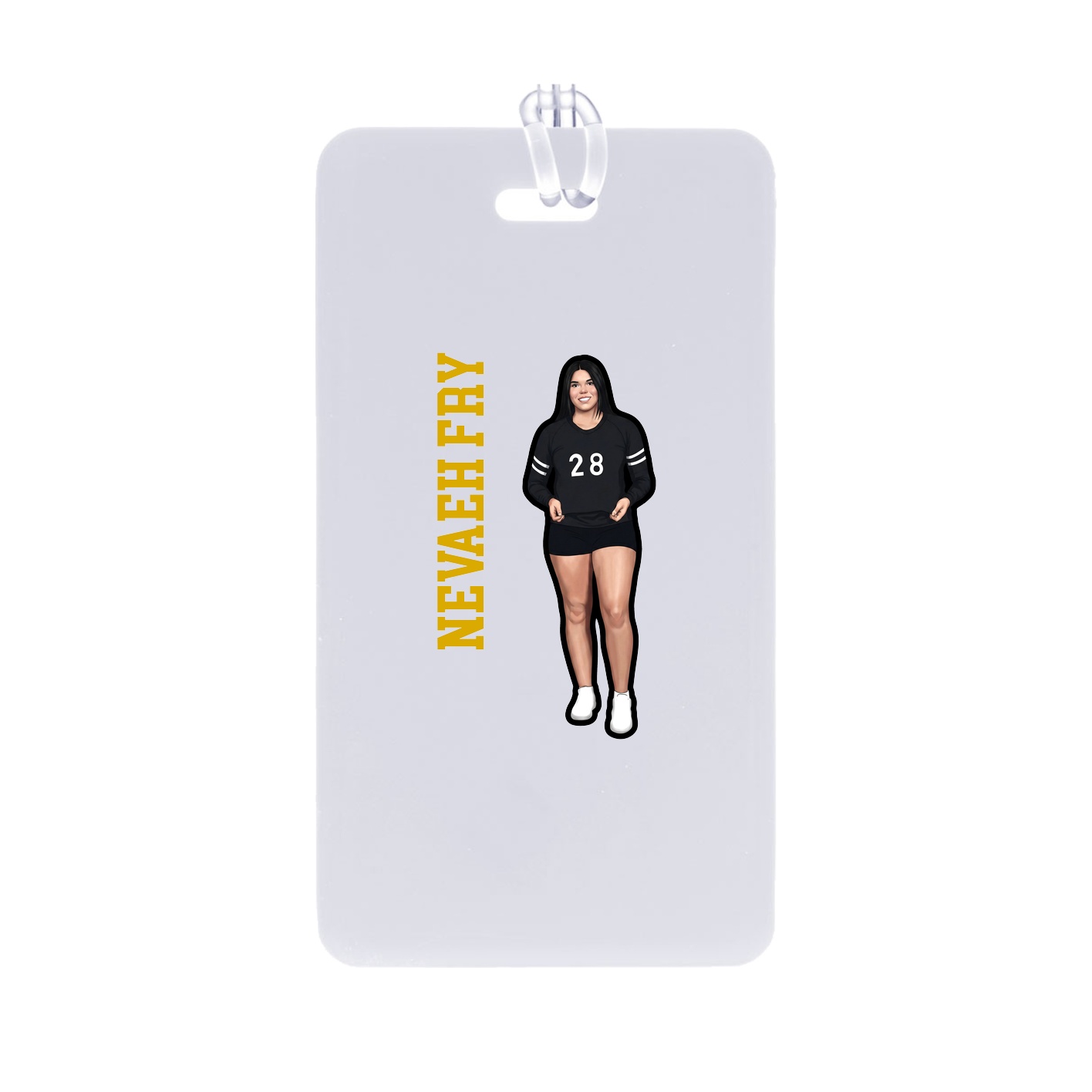 Bag Tag — Name Vertical in Classic