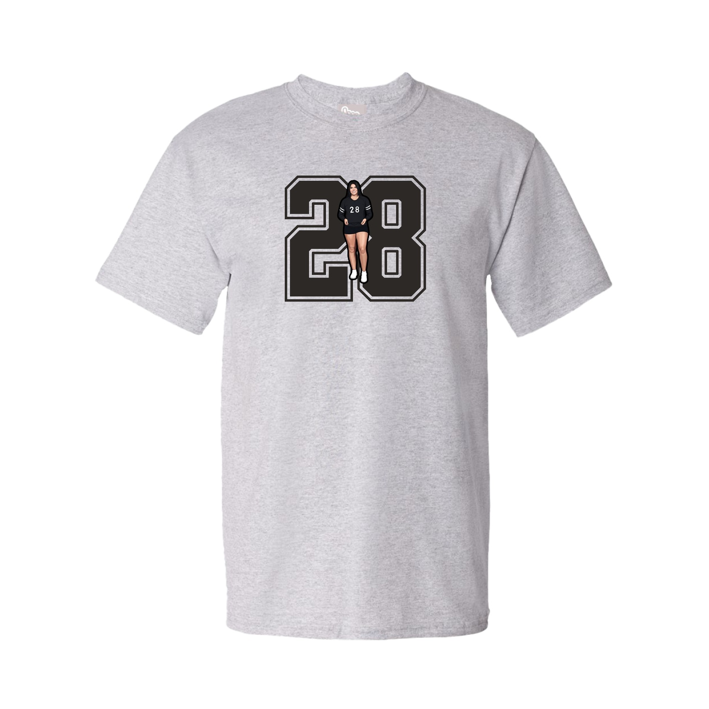 Tee — Number in Grey