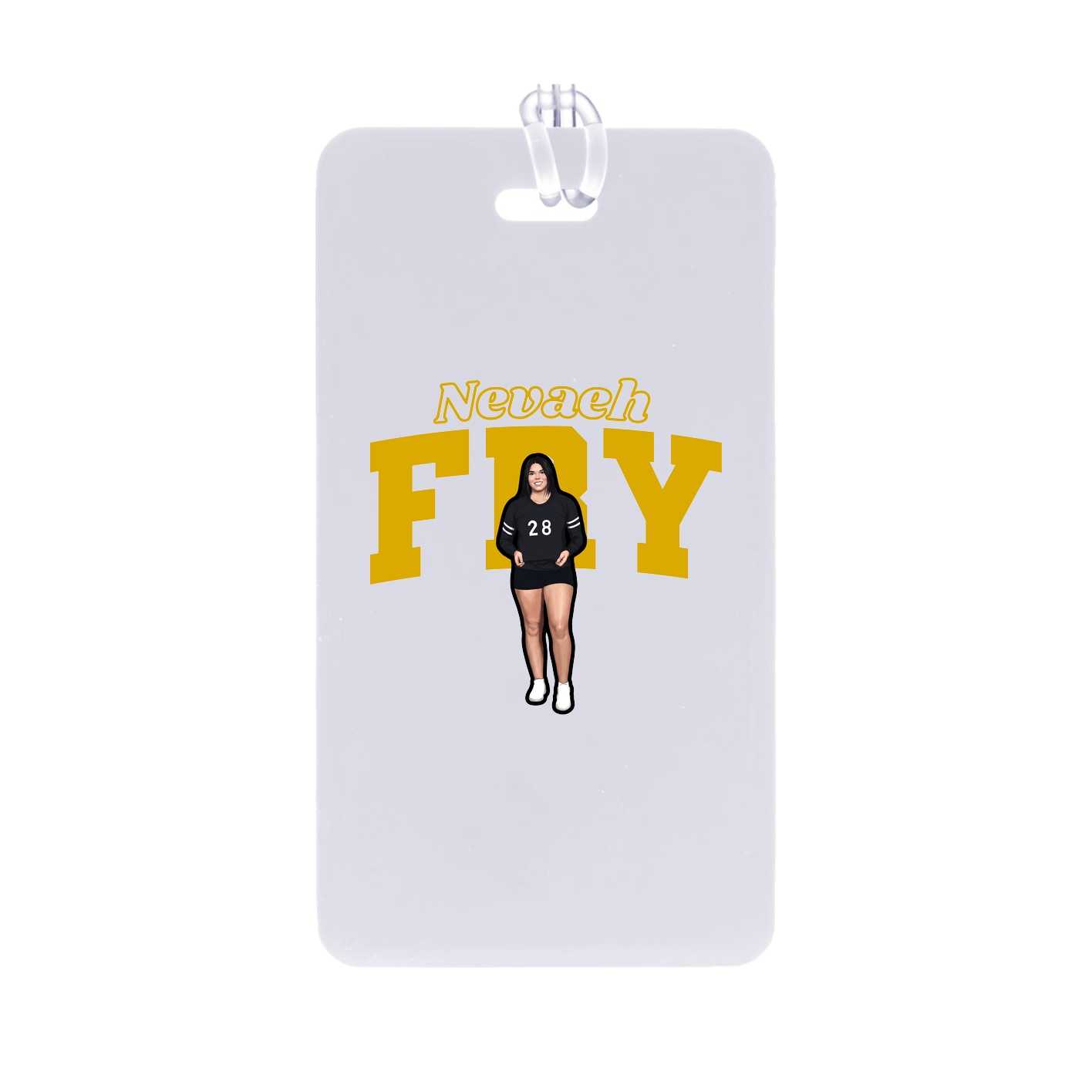 Bag Tag — Name Arch in Classic