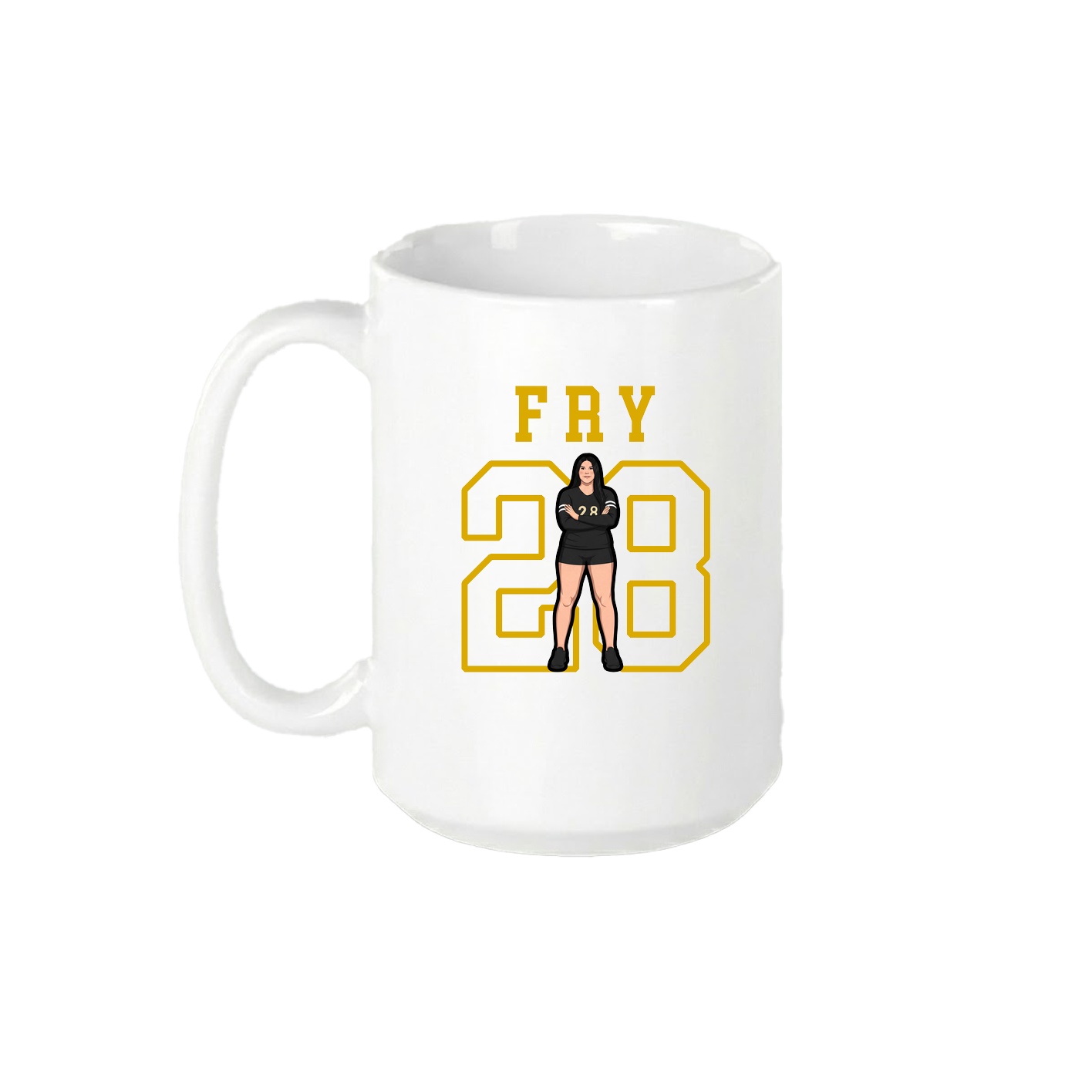 15oz Coffee Mug — Shirsey in White