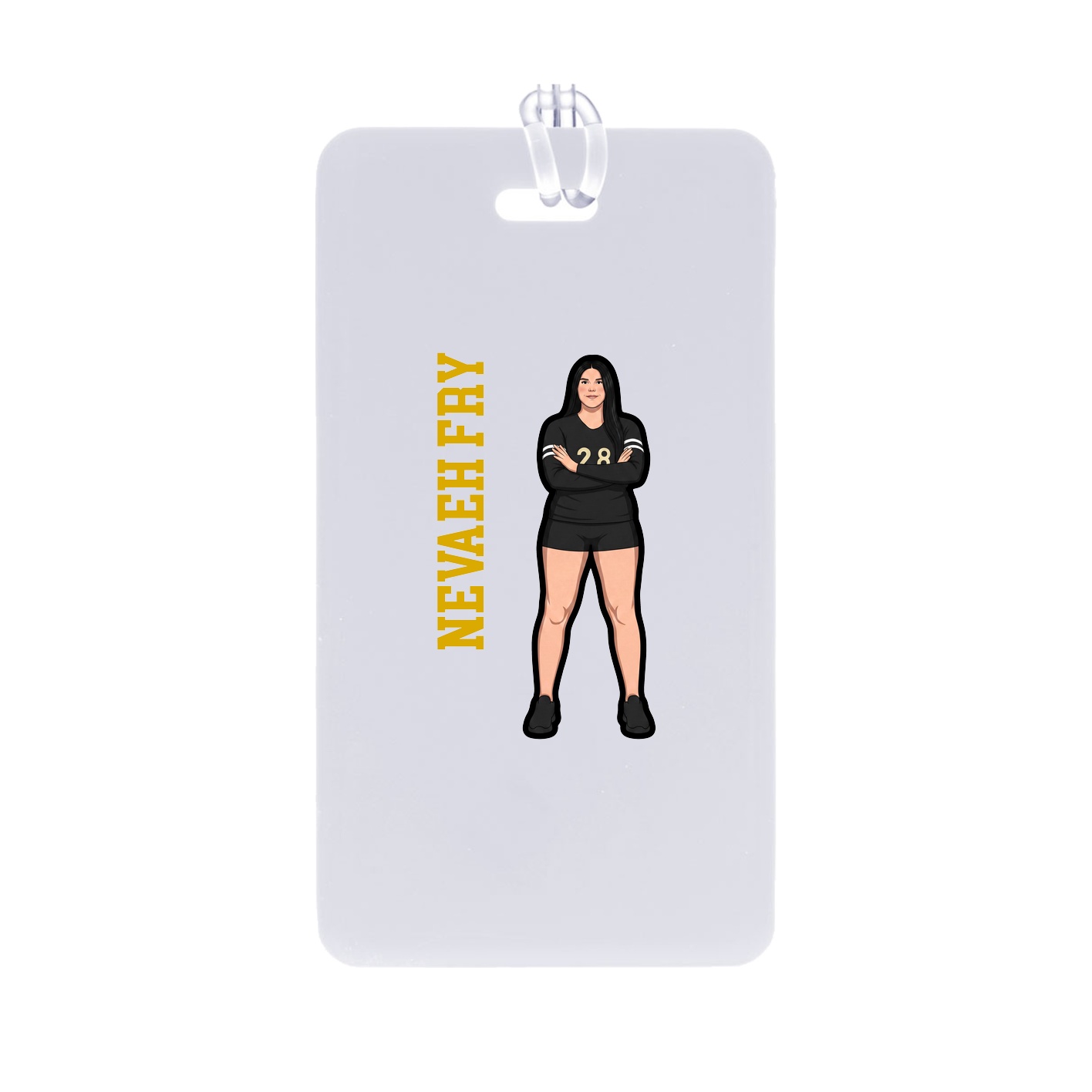 Bag Tag — Name Vertical in Classic