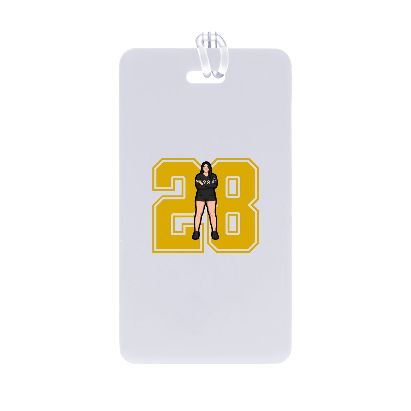 Bag Tag — Number in Classic