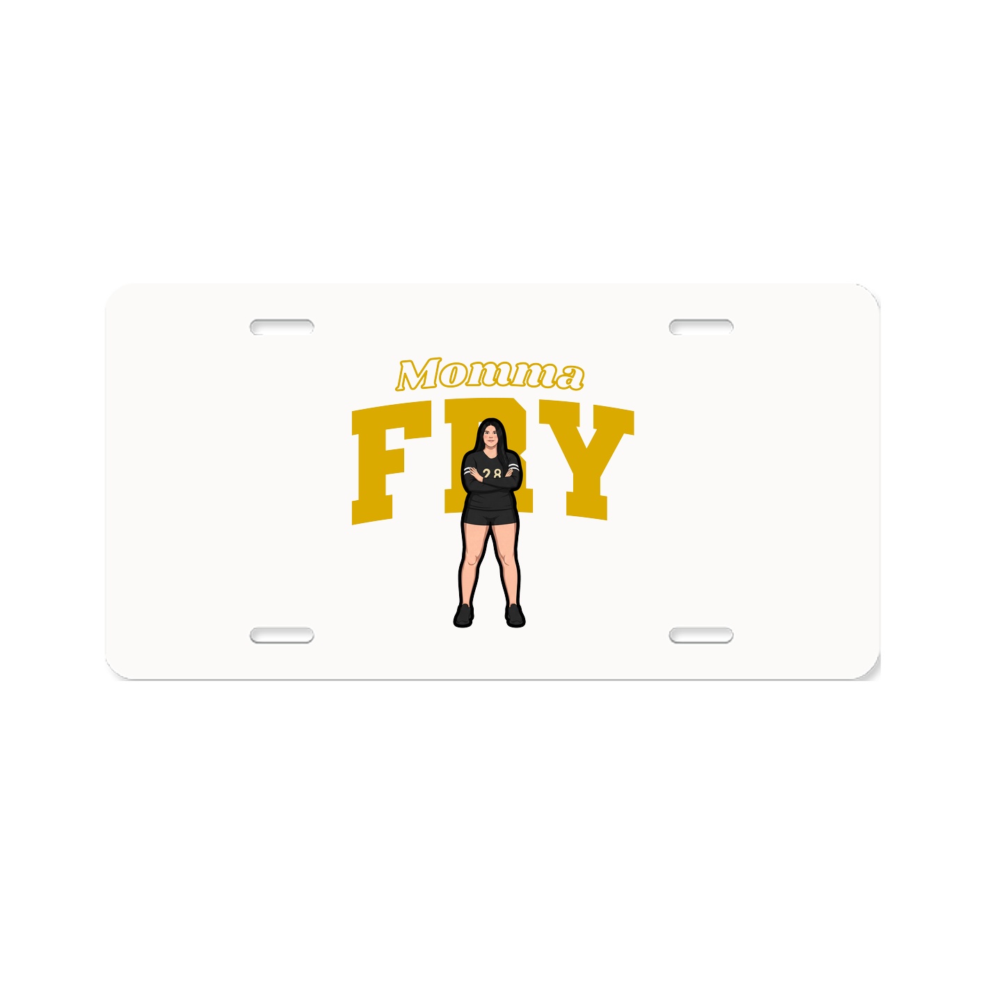 License Plate — Mothers Day Block in Classic