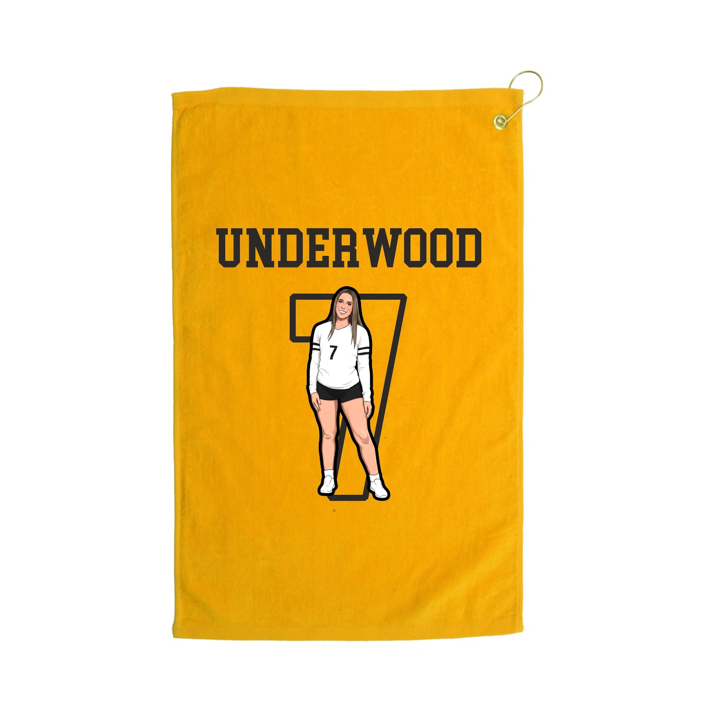 Golf Towel — Shirsey in Gold