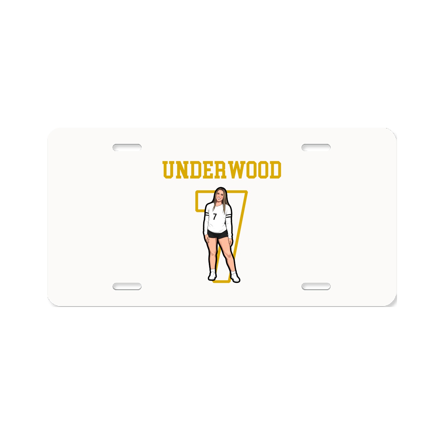 License Plate — Shirsey in Classic