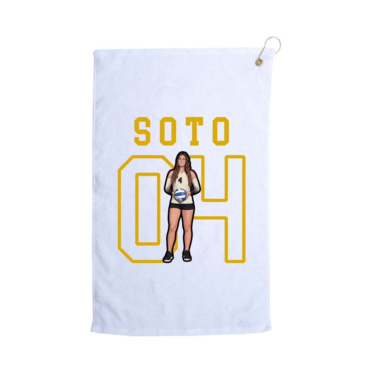 Golf Towel — Shirsey in White