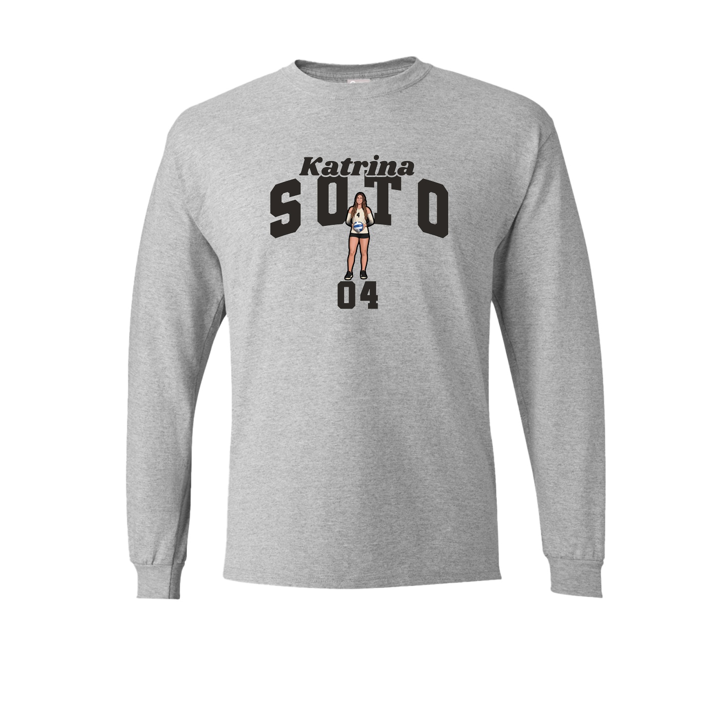 Long Sleeve Tee — Signature Arch in Grey