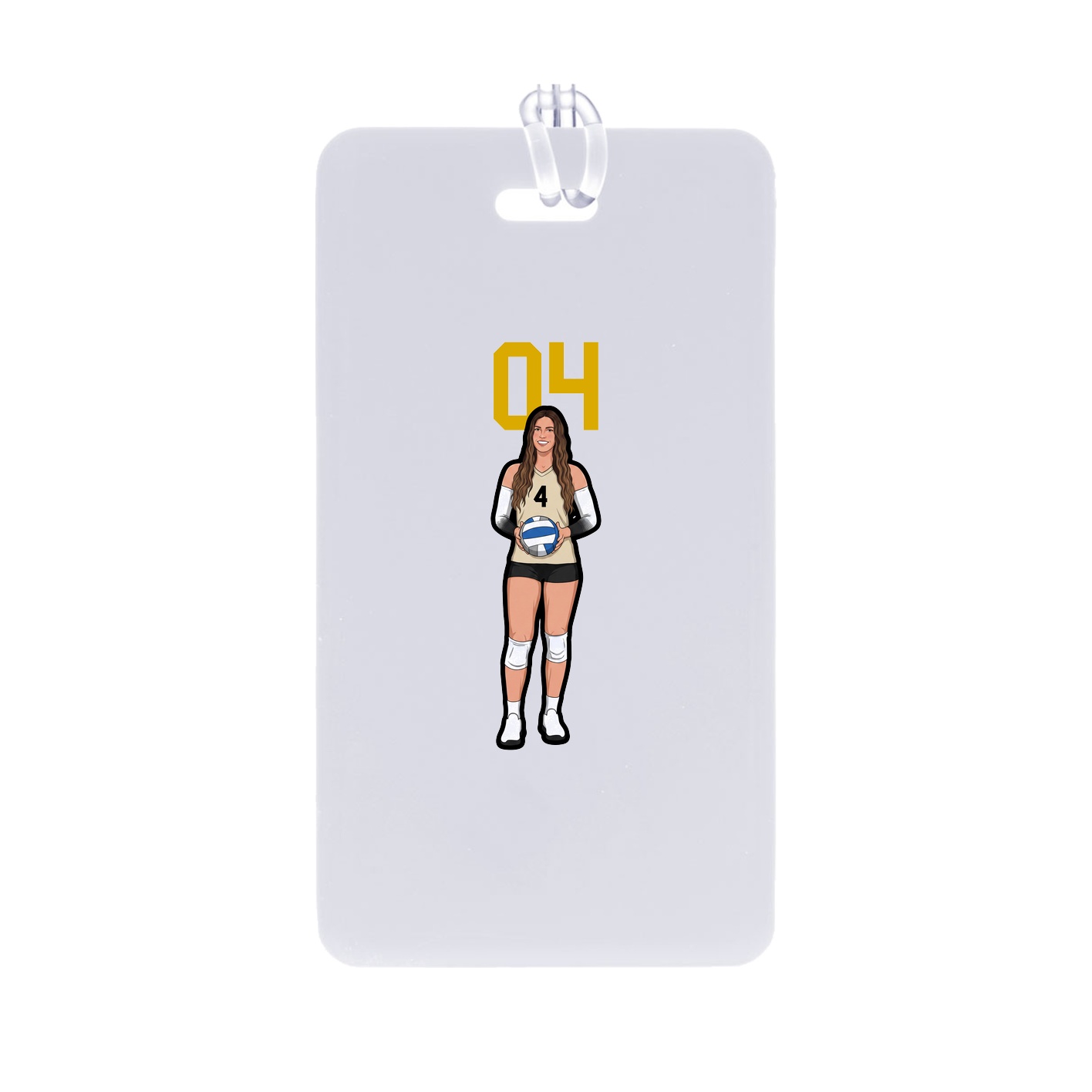 Bag Tag — Number Top in Classic