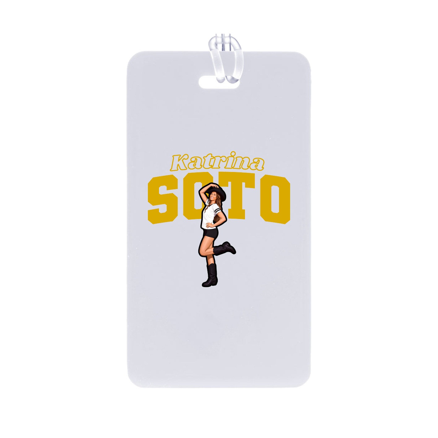 Bag Tag — Name Arch in Classic