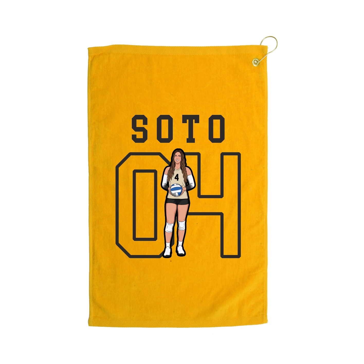 Golf Towel — Shirsey in Gold