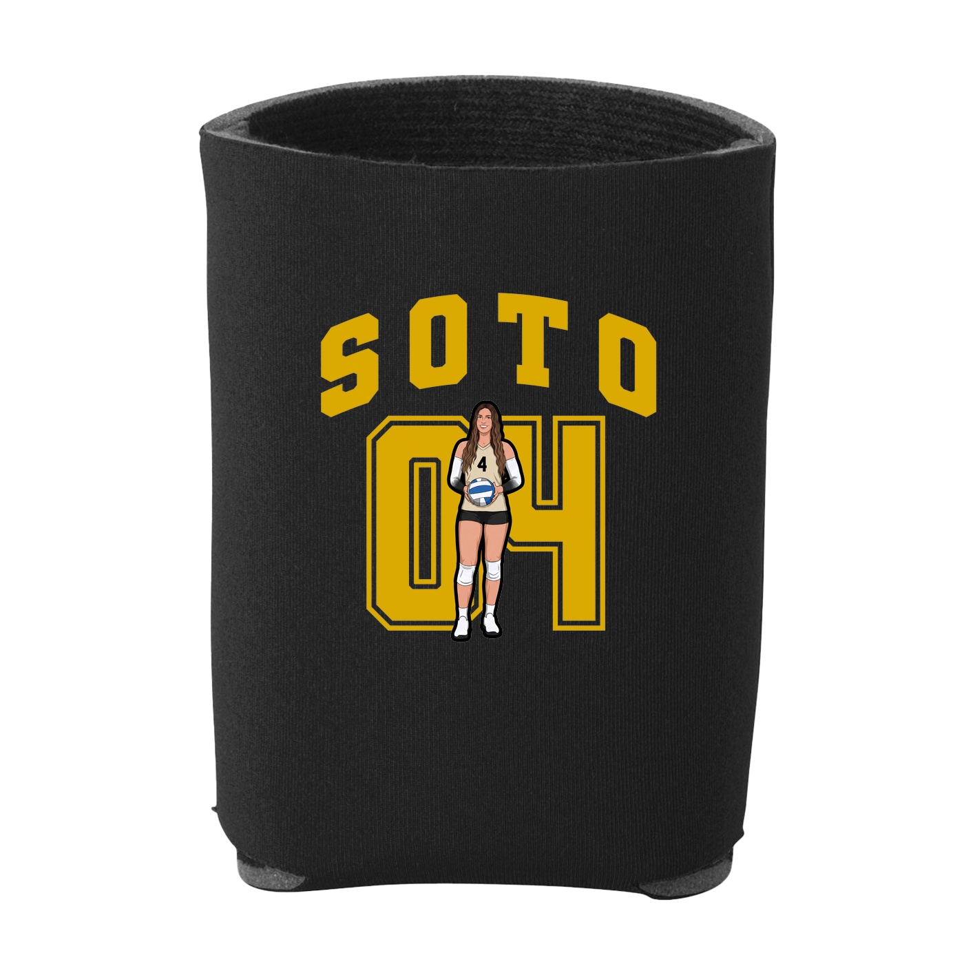 Can Holder — Number in Black
