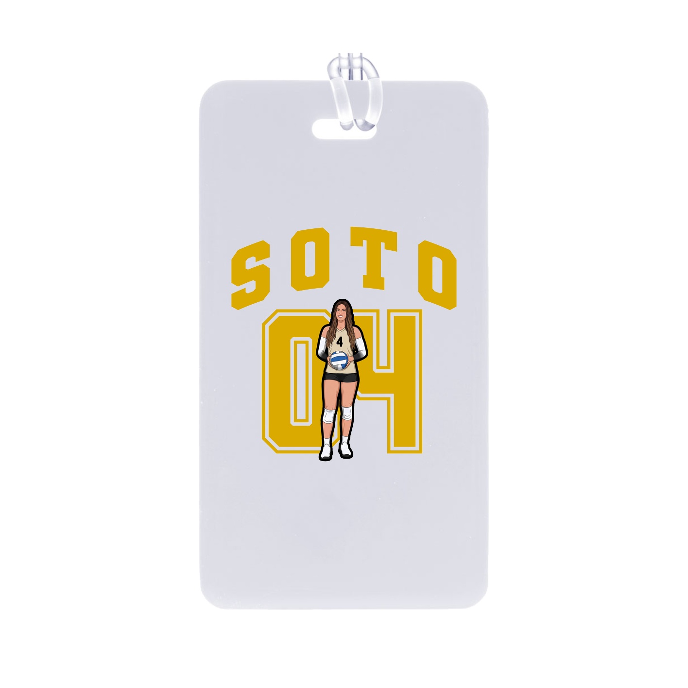 Bag Tag — Number in Classic