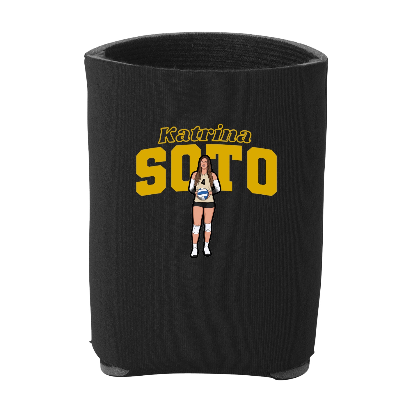 Can Holder — Name Arch in Black