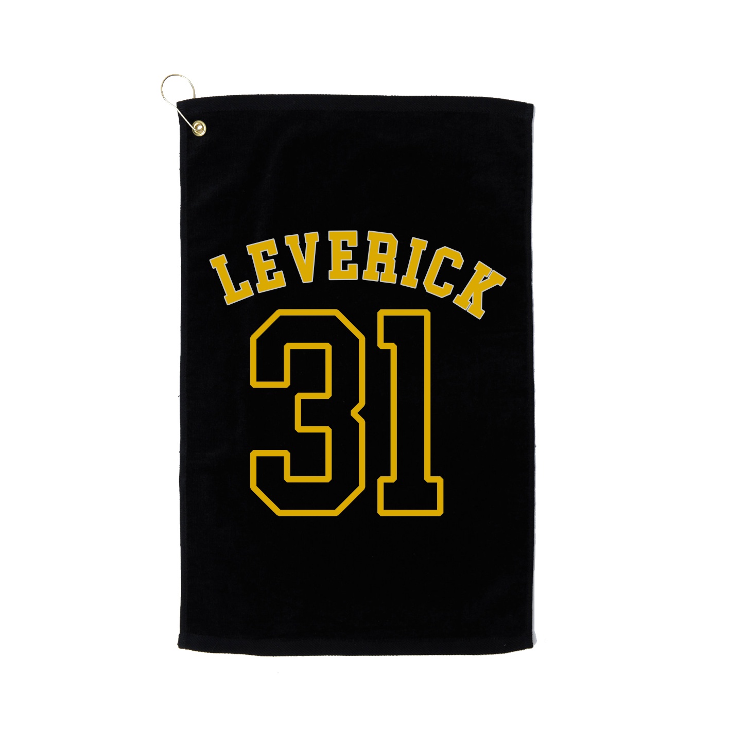 Golf Towel — Shirsey Arch in Black