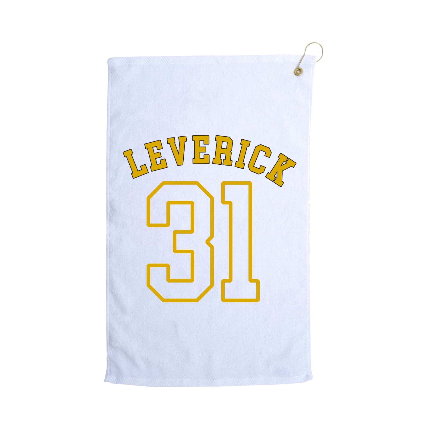 Golf Towel — Shirsey Arch in White