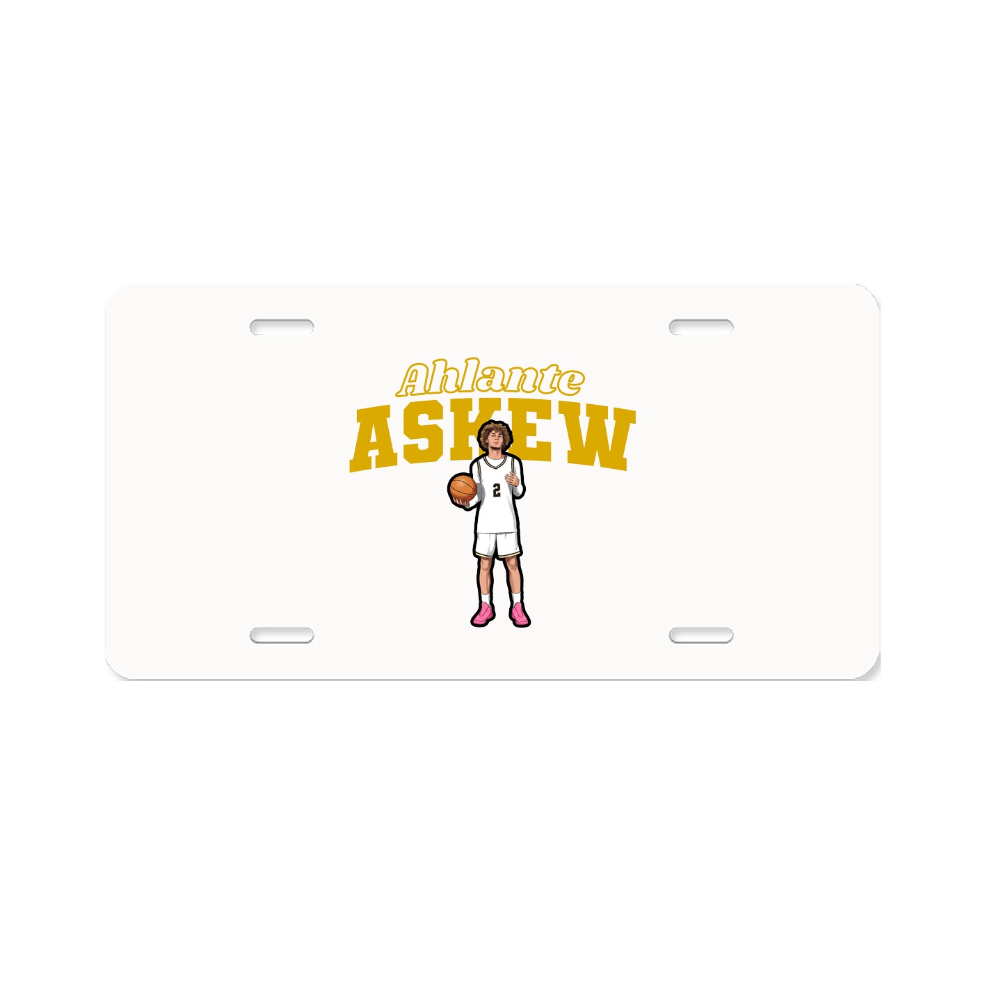 License Plate — Name Arch in Classic