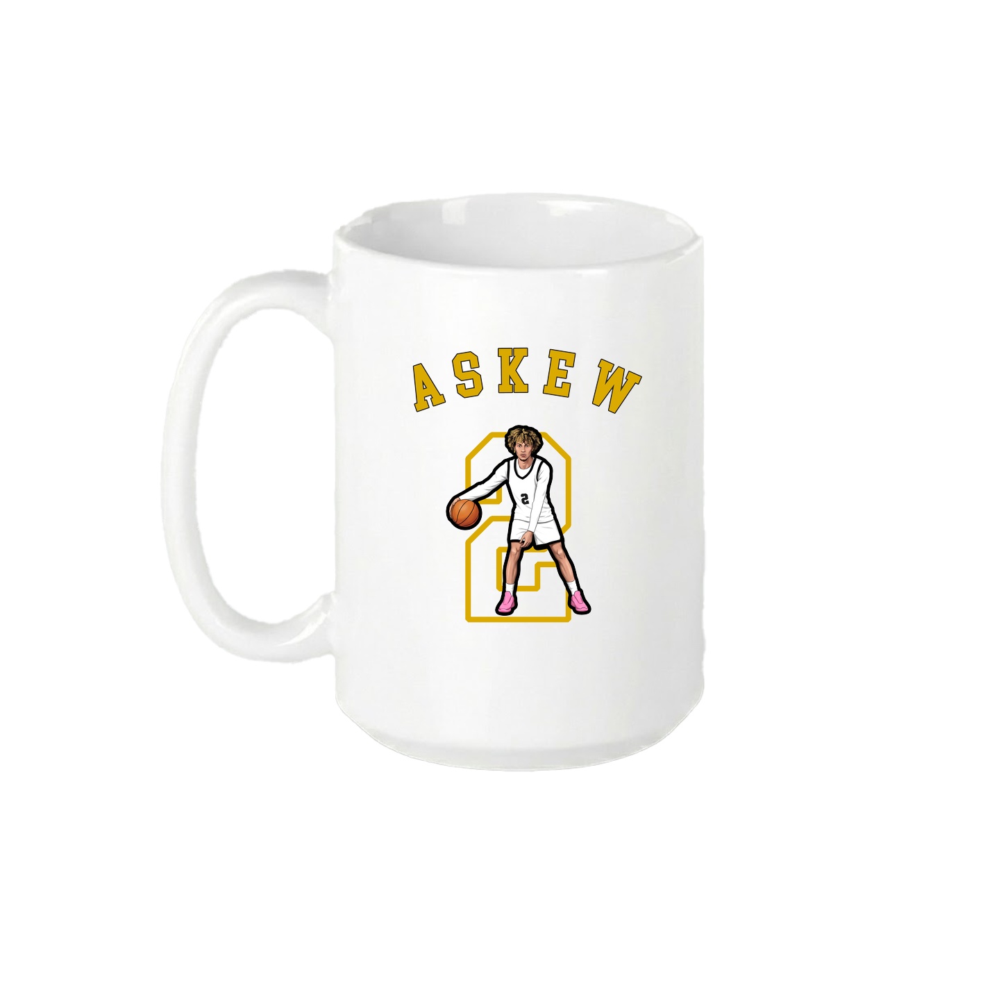 15oz Coffee Mug — Shirsey Arch in White