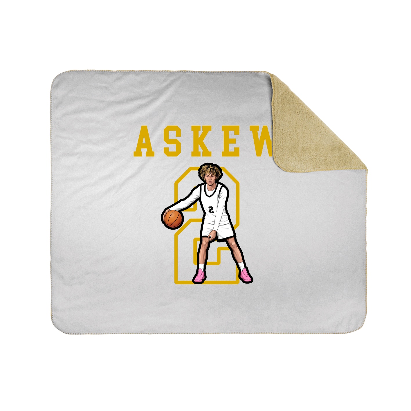Throw Blanket — Shirsey in White