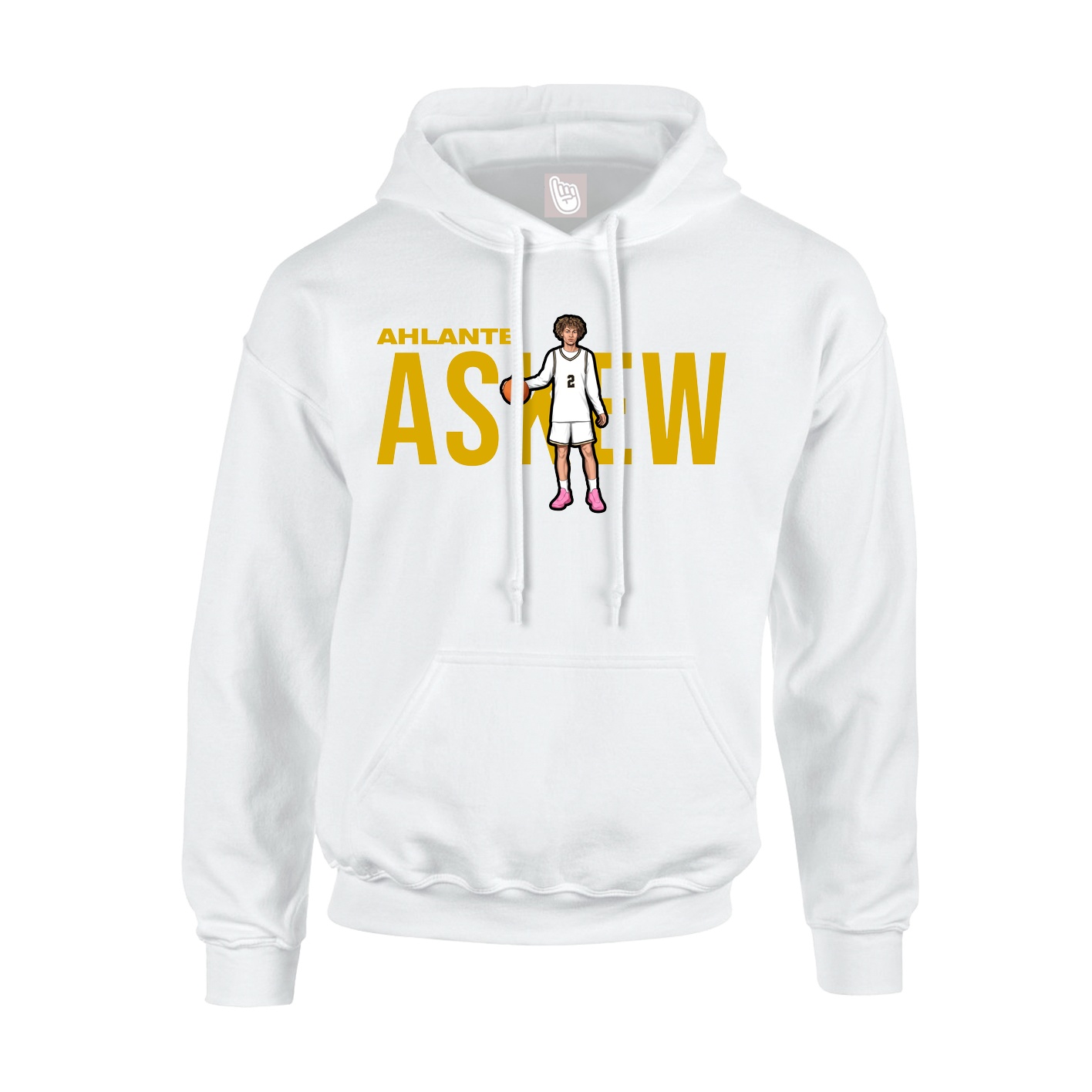 Hoodie — Player Name in White