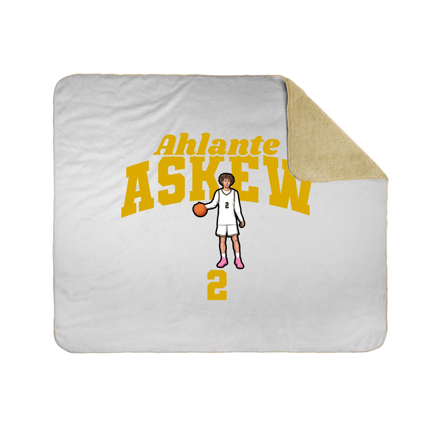 Throw Blanket — Signature Arch in White