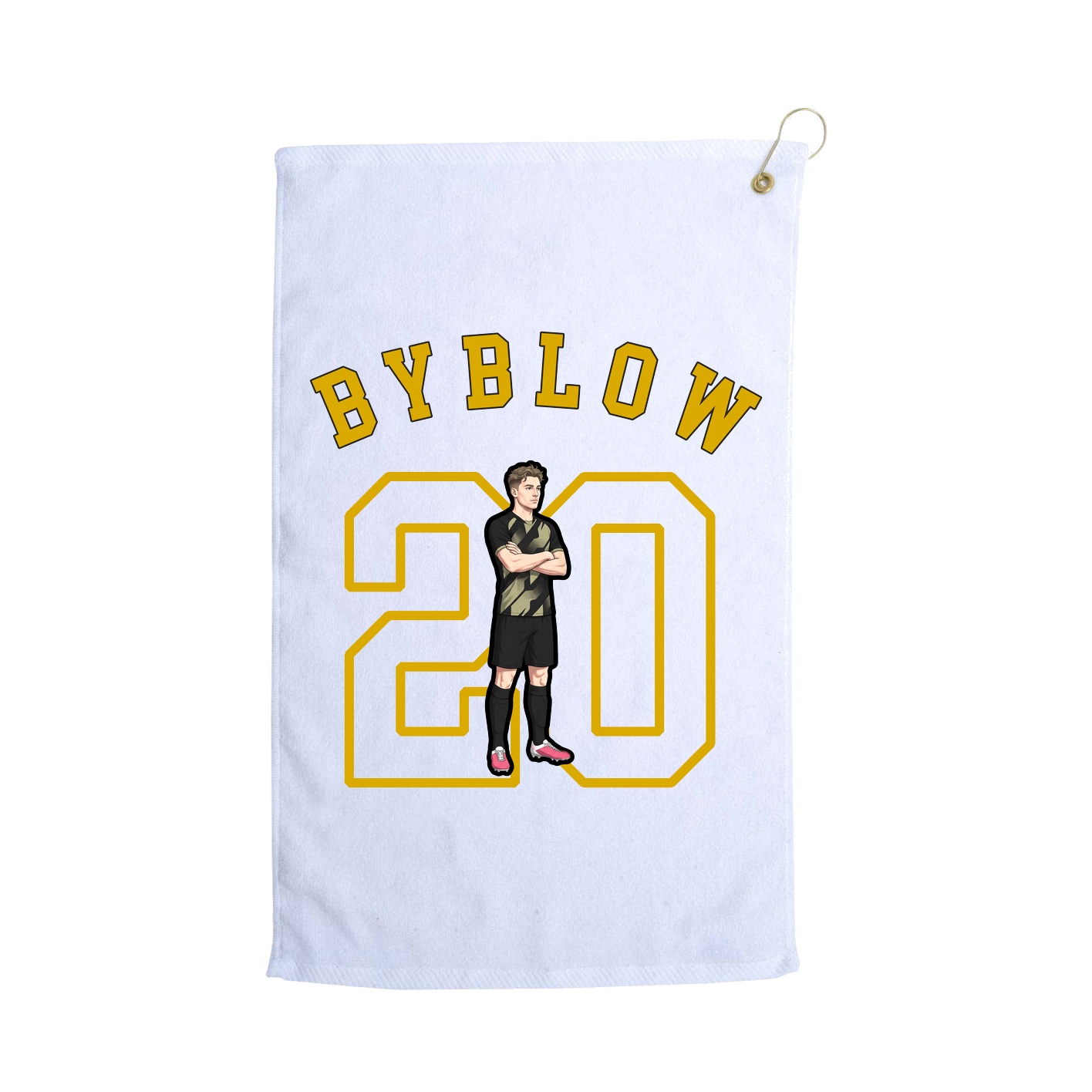 Golf Towel — Shirsey Arch in White