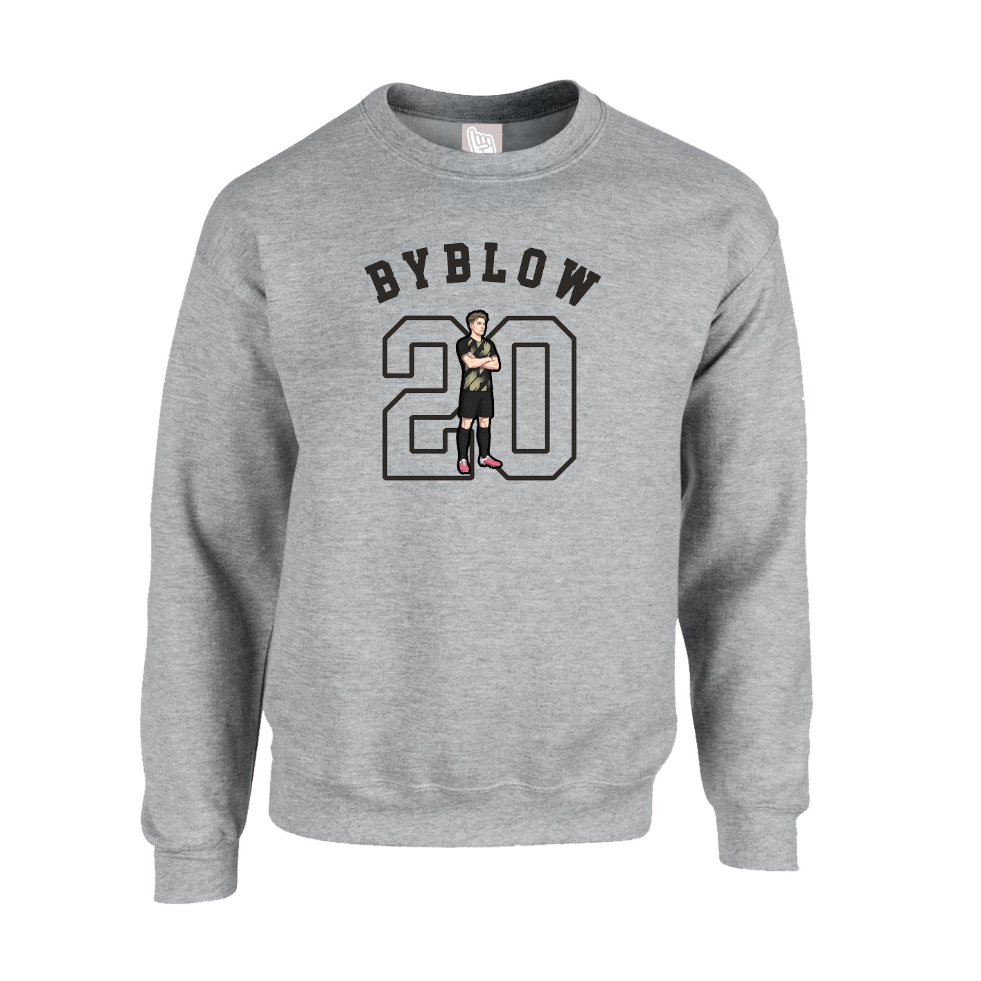 Fleece Crew — Shirsey Arch in Grey