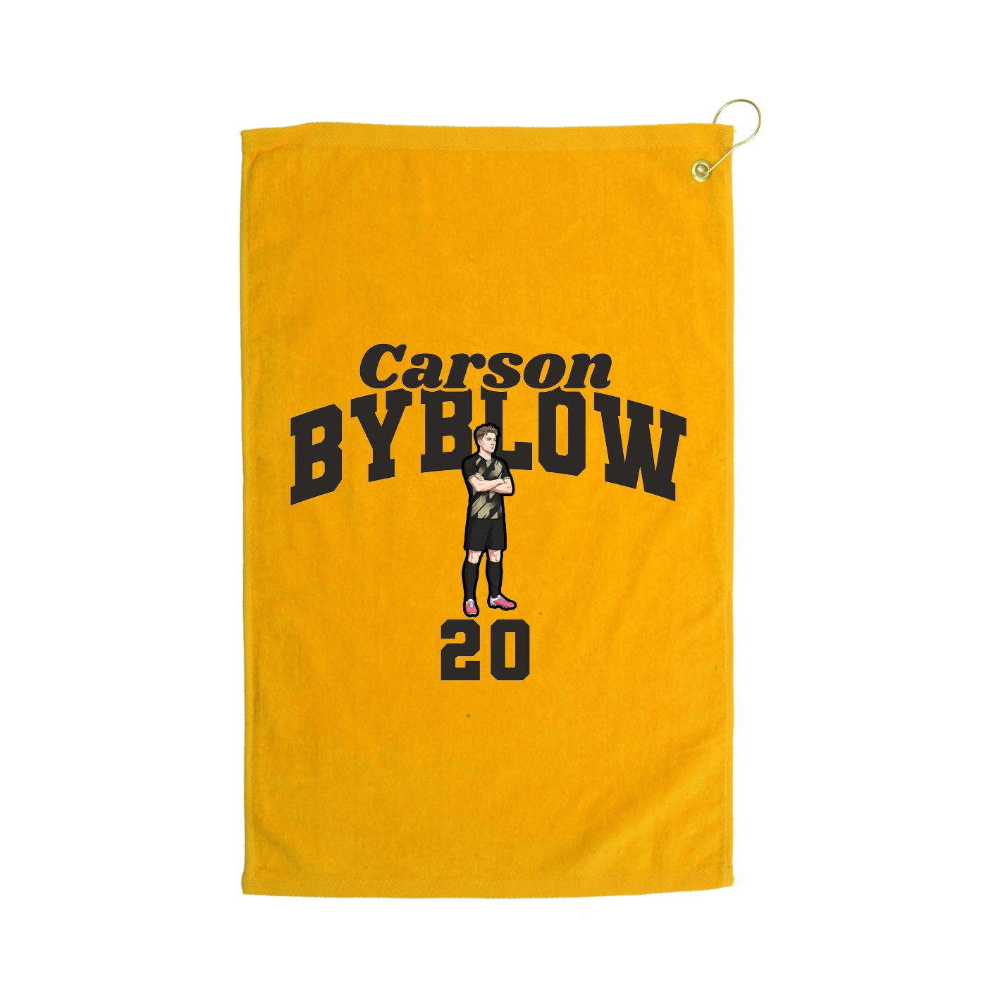 Golf Towel — Signature Arch in Gold