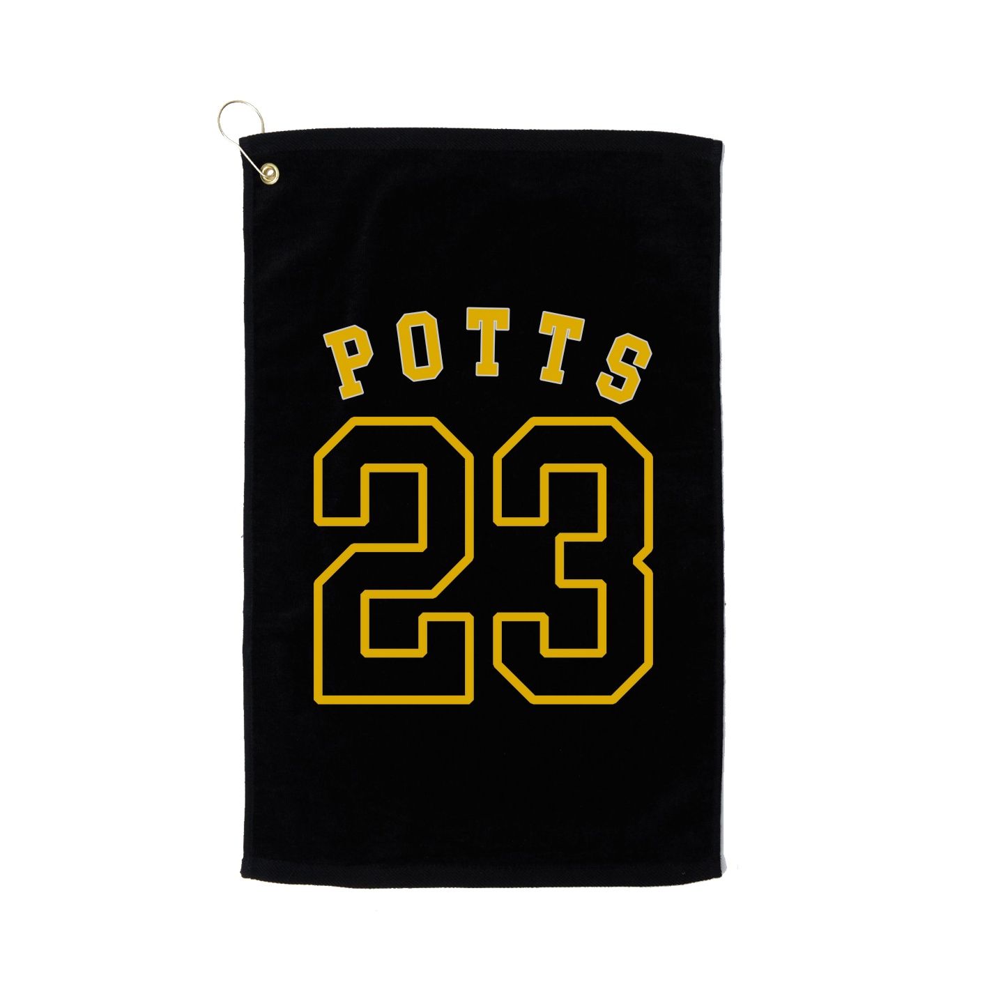 Golf Towel — Shirsey Arch in Black
