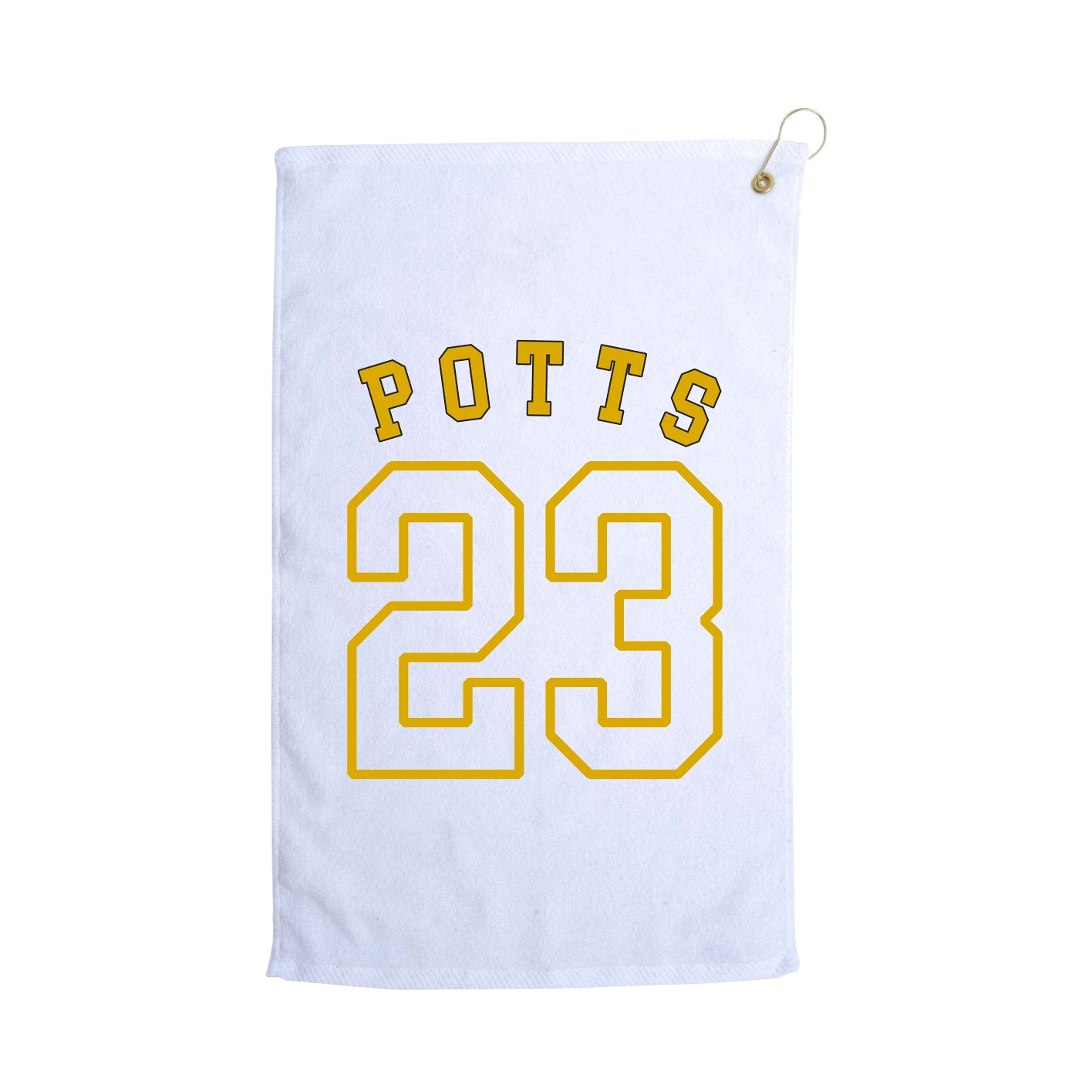 Golf Towel — Shirsey Arch in White