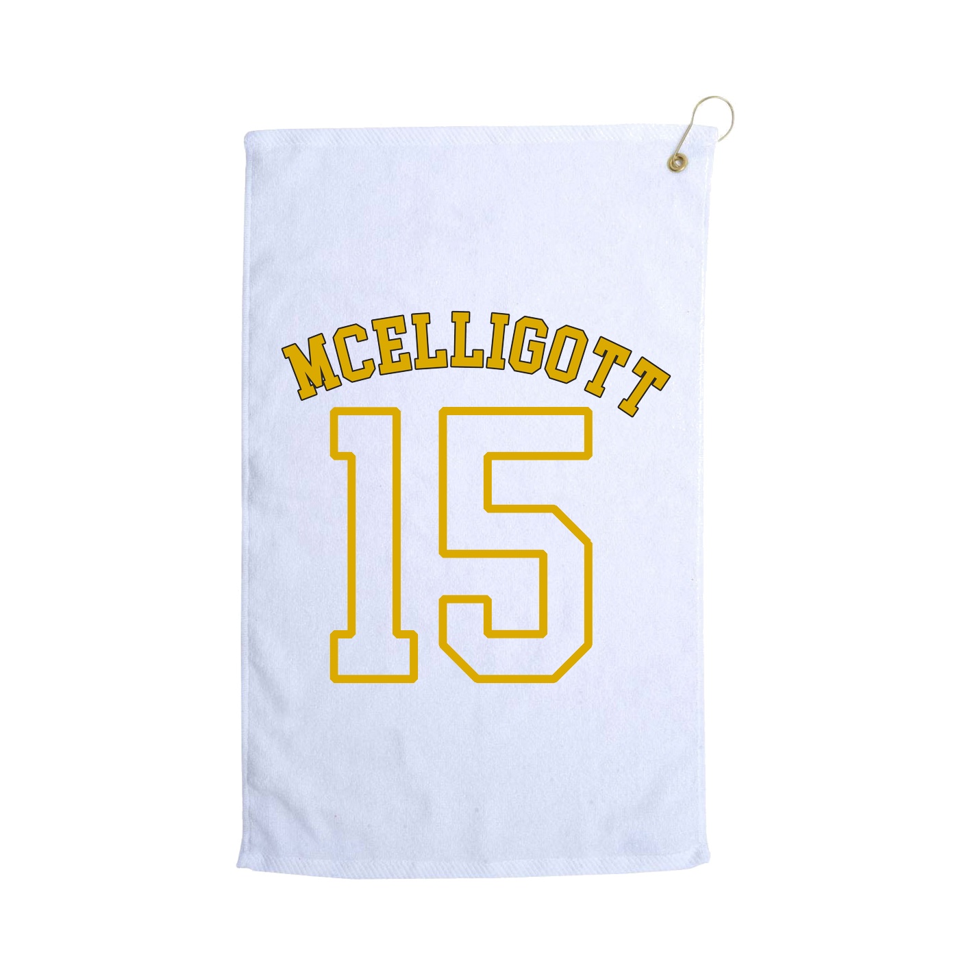 Golf Towel — Shirsey Arch in White