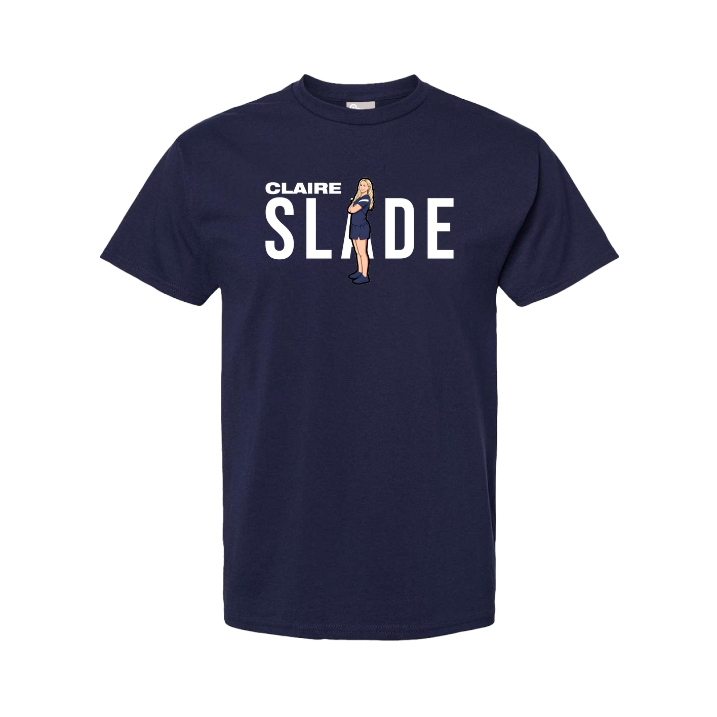 Youth Tee — Player Name in Navy