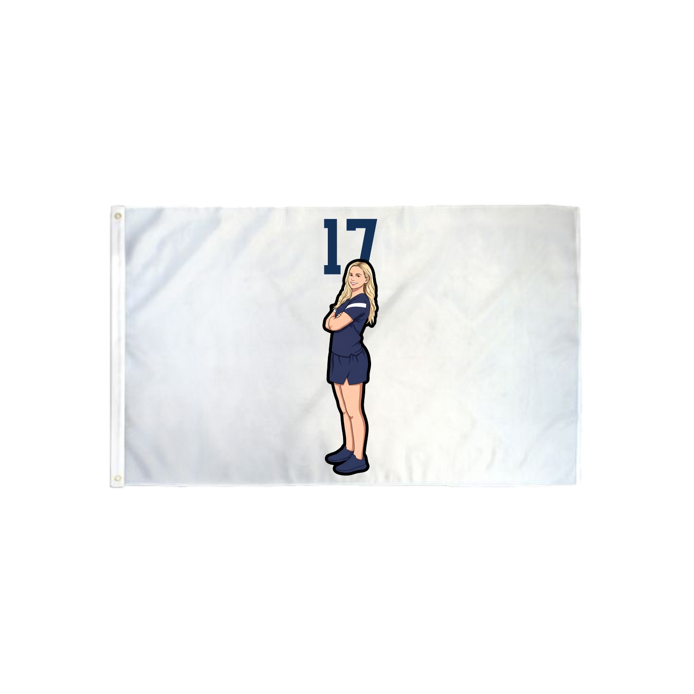 3x5 Flag — Number Top in Classic